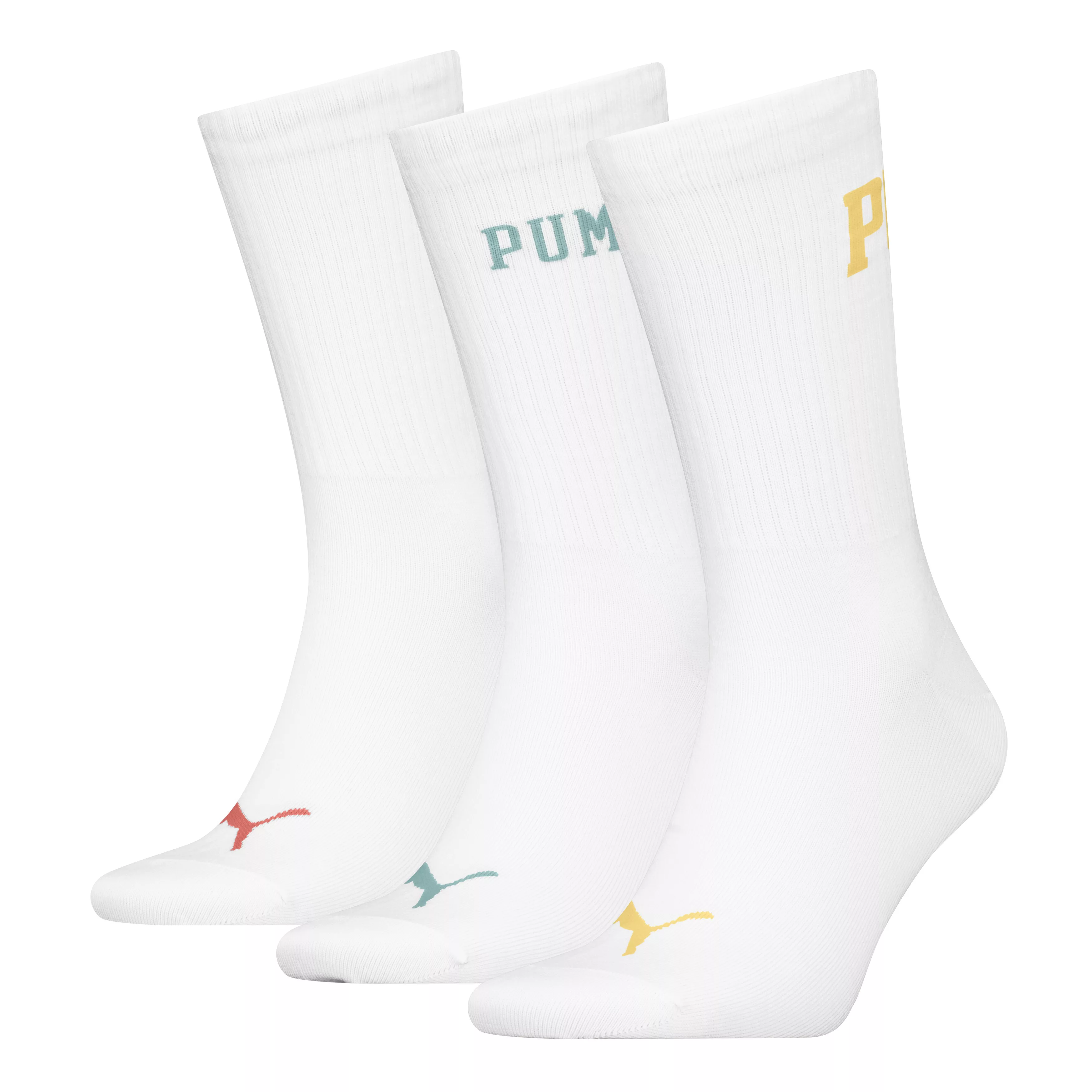 PUMA Socken, (3 Paar, 3er Pack), mit verstärkten Zehen und Fersen günstig online kaufen