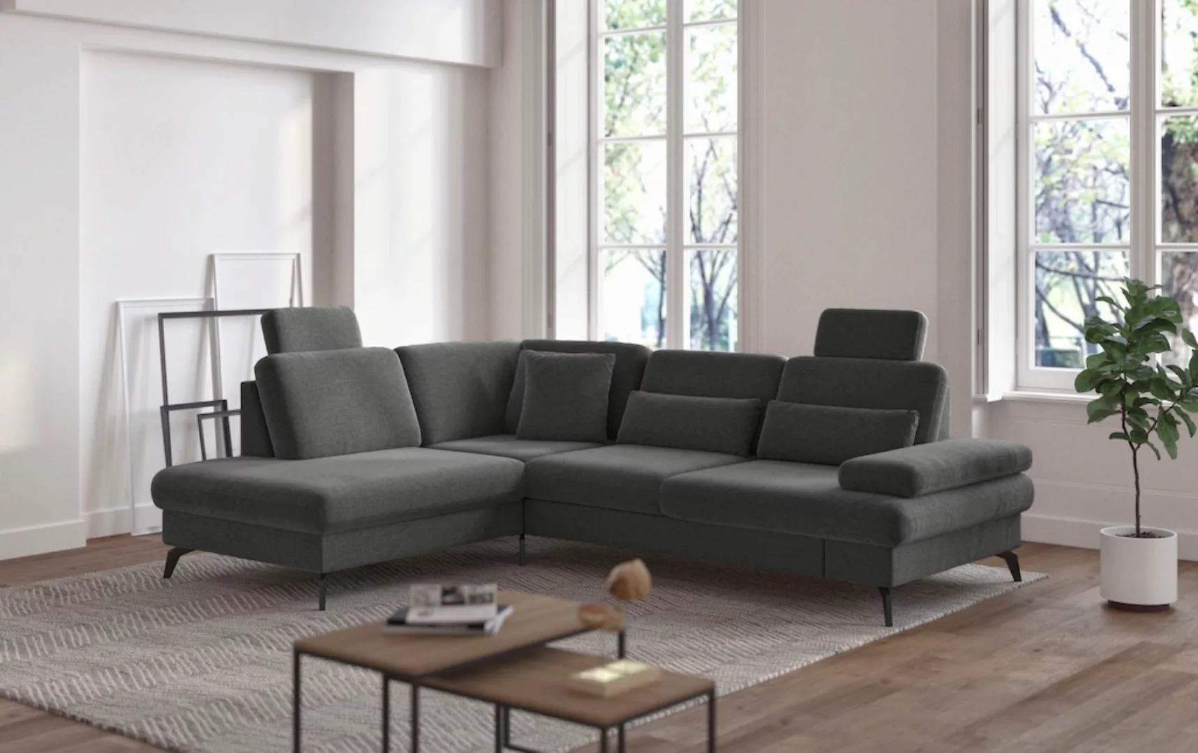 sit&more Ecksofa "Morris inkl. Sitztiefenverstellung" günstig online kaufen