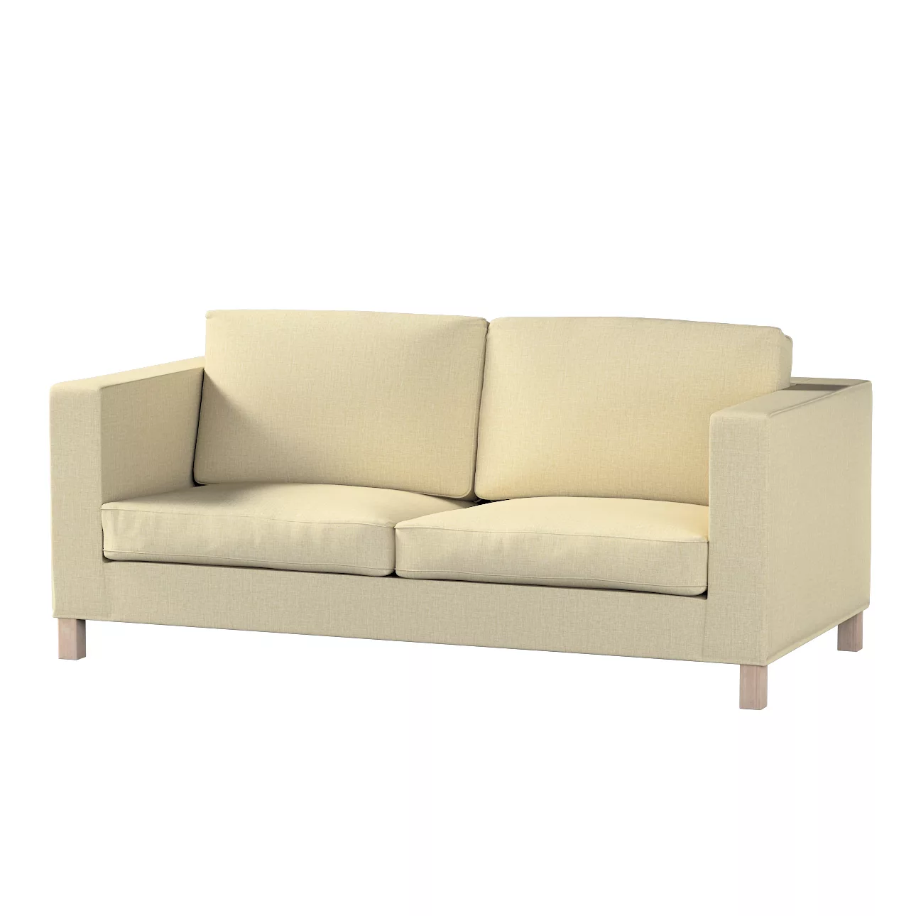 Bezug für Karlanda Schlafsofa, kurz, olivgrün-creme, Bezug für Schlafsofa K günstig online kaufen