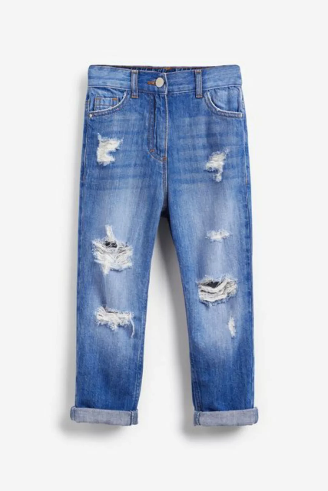 Next Destroyed-Jeans Mom-Jeans im Distressed-Look (1-tlg) günstig online kaufen