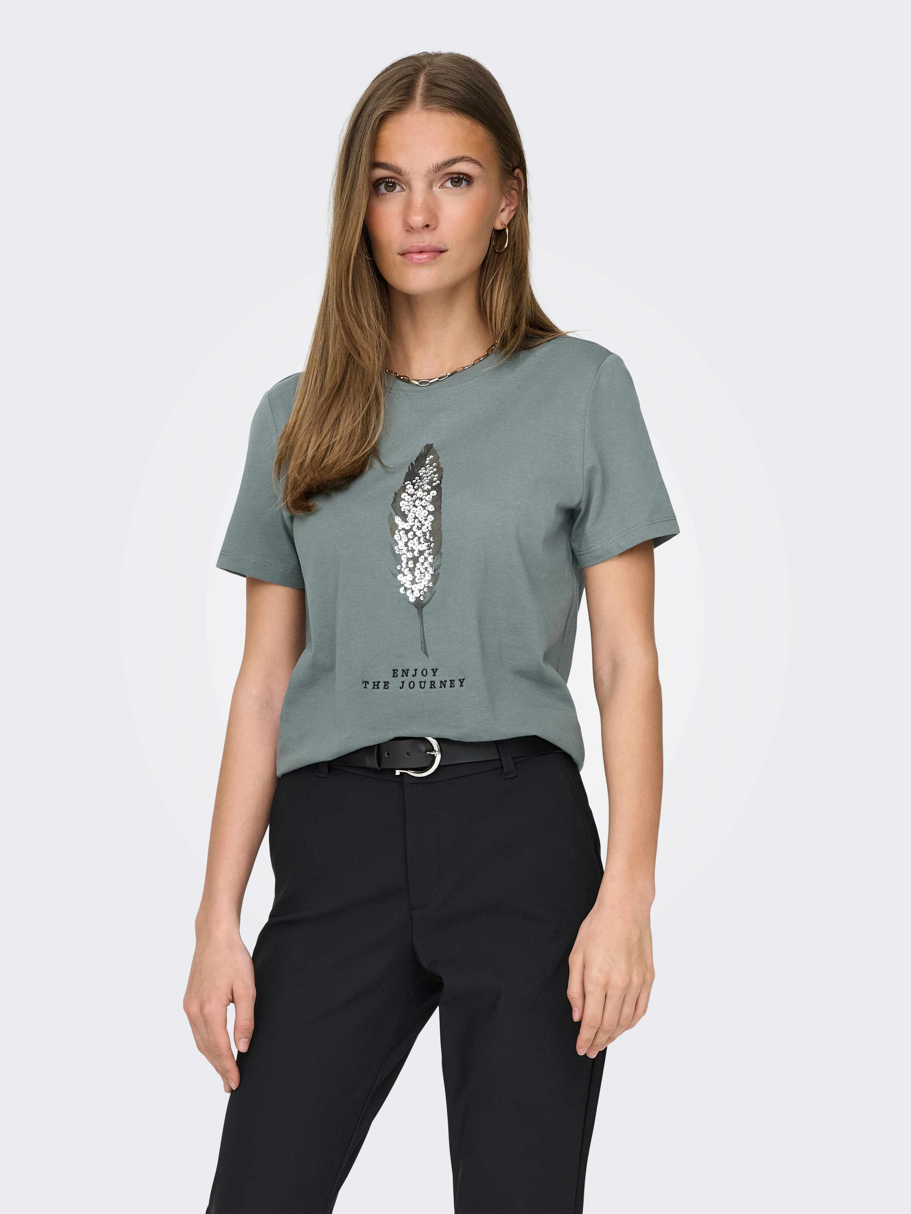 ONLY Kurzarmshirt ONLKITA LIFE REG S/S günstig online kaufen