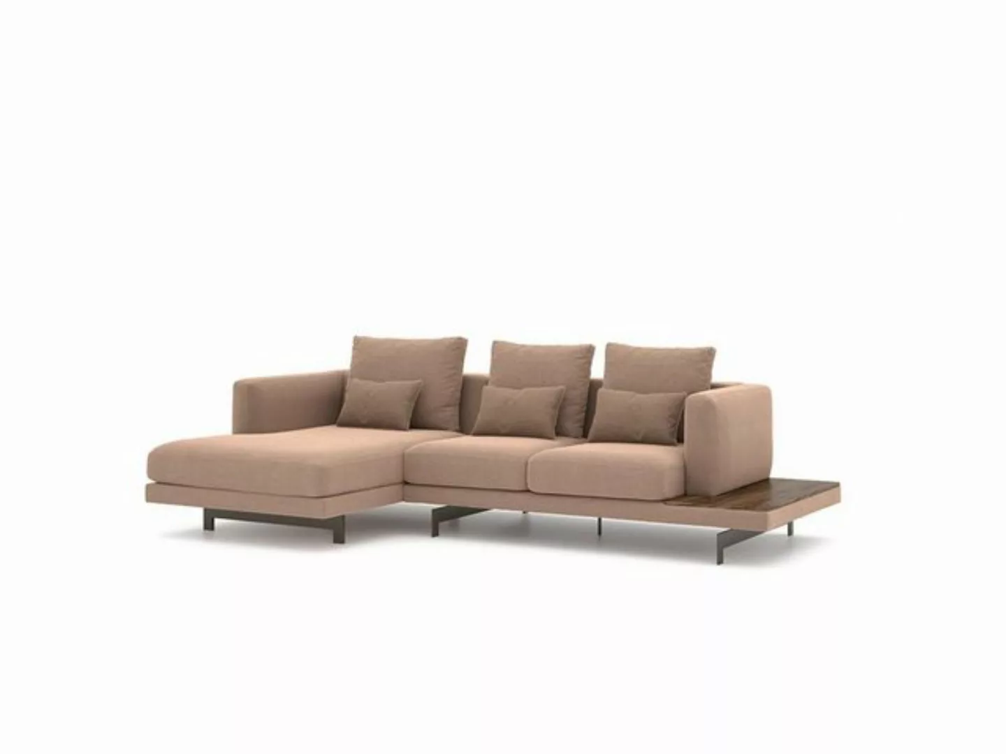 Xlmoebel Ecksofa Designer Möbel Ecksofa in L-Form Beige für das Wohnzimmer, günstig online kaufen