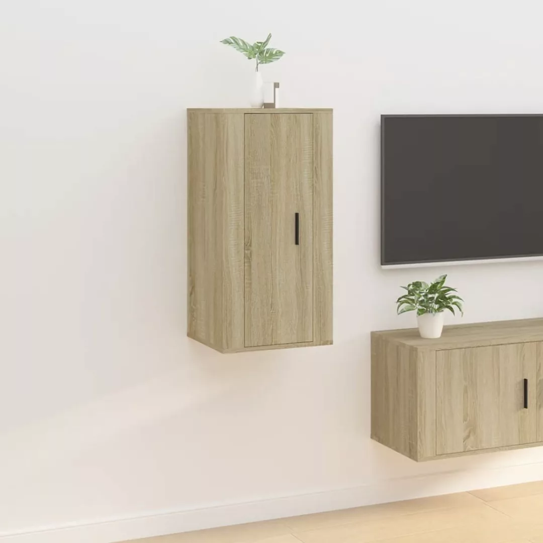 Vidaxl Tv-wandschrank Sonoma-eiche 40x34,5x80 Cm günstig online kaufen