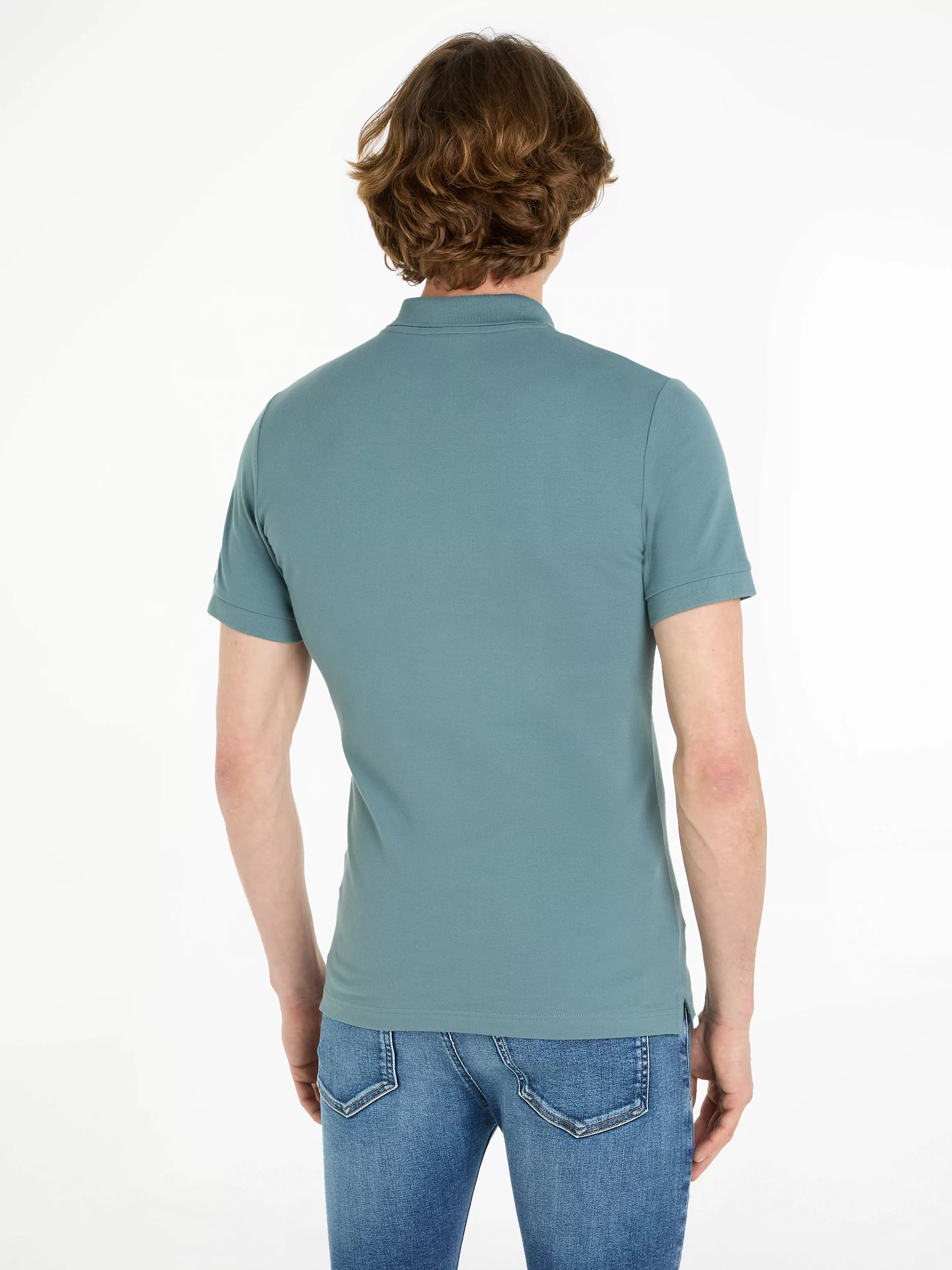 Calvin Klein Jeans Poloshirt "CK EMBRO BADGE SLIM POLO", mit Logopatch günstig online kaufen