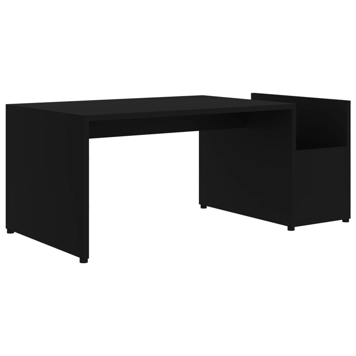 vidaXL Couchtisch Schwarz 90x45x35 cm Holzwerkstoff günstig online kaufen