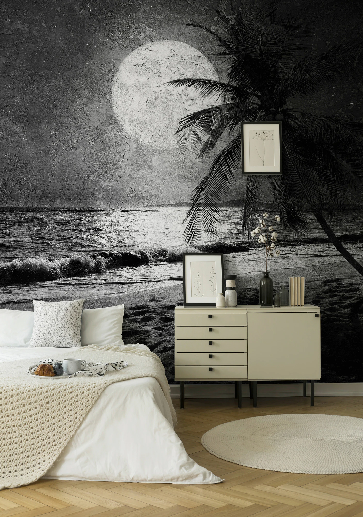 Architects Paper Fototapete »Atelier 47 Beach at Night 3«, Strand-Meer, Vli günstig online kaufen