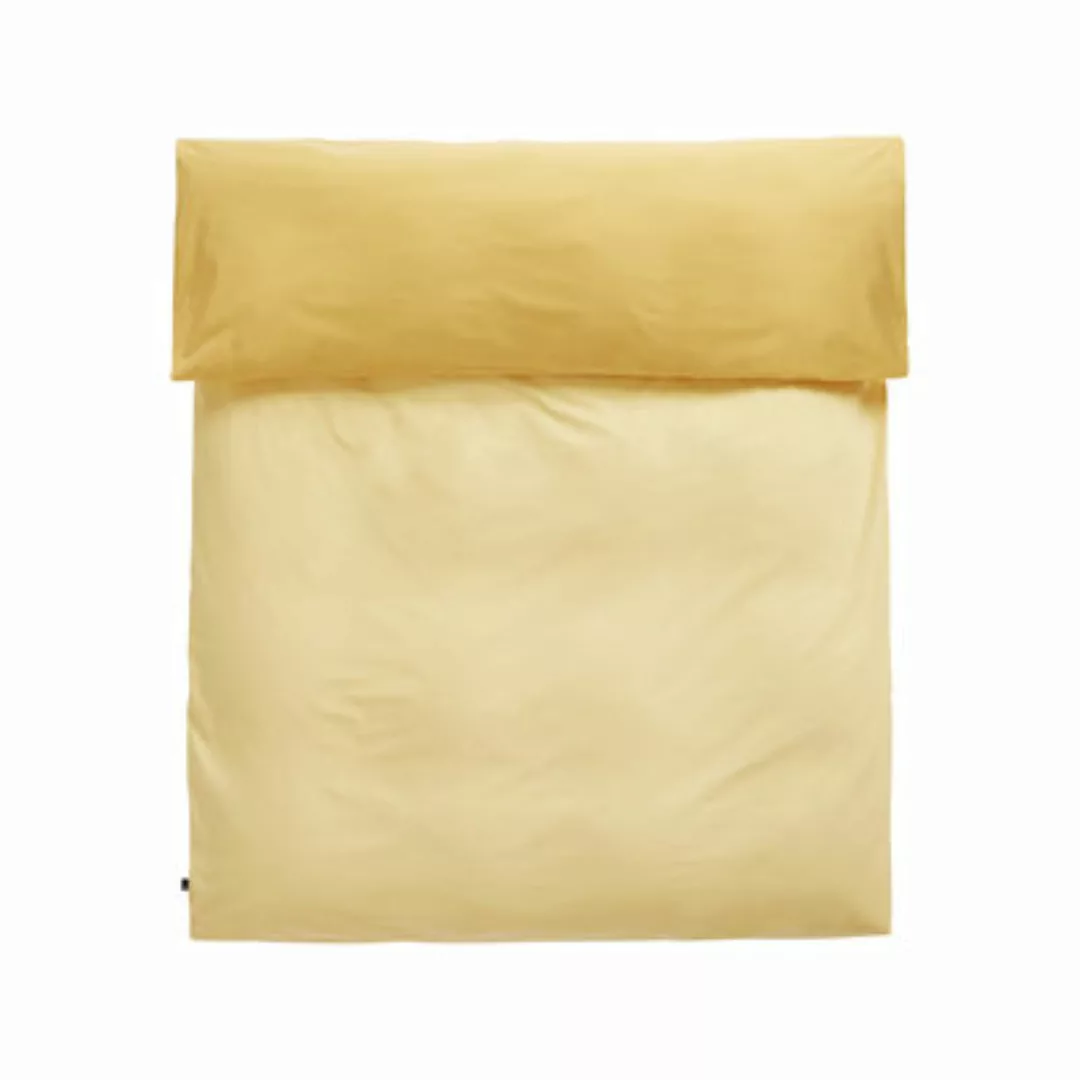 Bettbezug 240 x 220 cm Duo textil weiß beige / Oeko-Tex-Baumwolle - Hay - günstig online kaufen