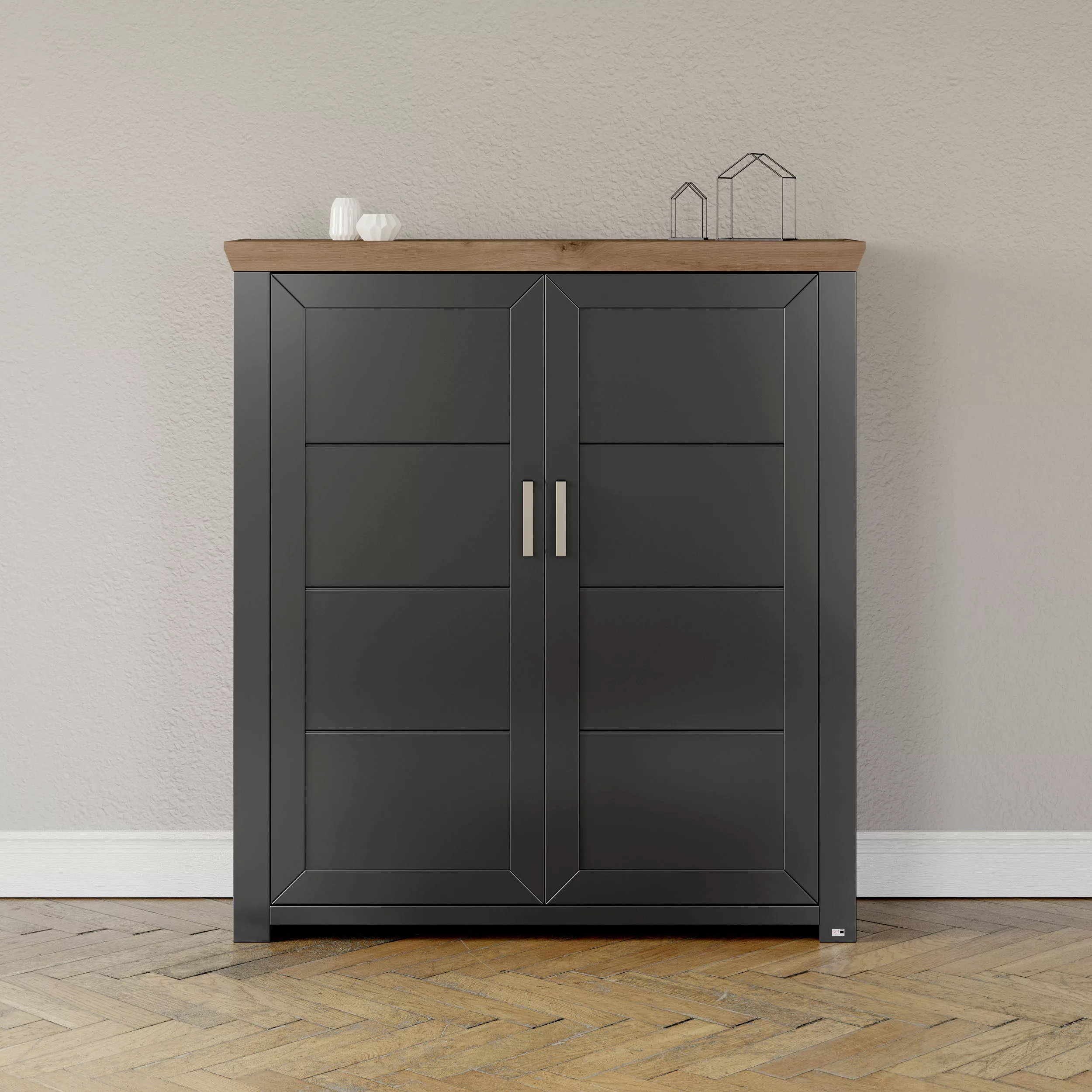 set one by Musterring Highboard "York", Typ 19, mit 3 Schubkästen und Flasc günstig online kaufen