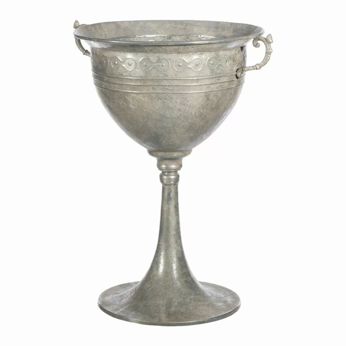 Vase 61 X 51,5 X 77 Cm Metall Silber günstig online kaufen