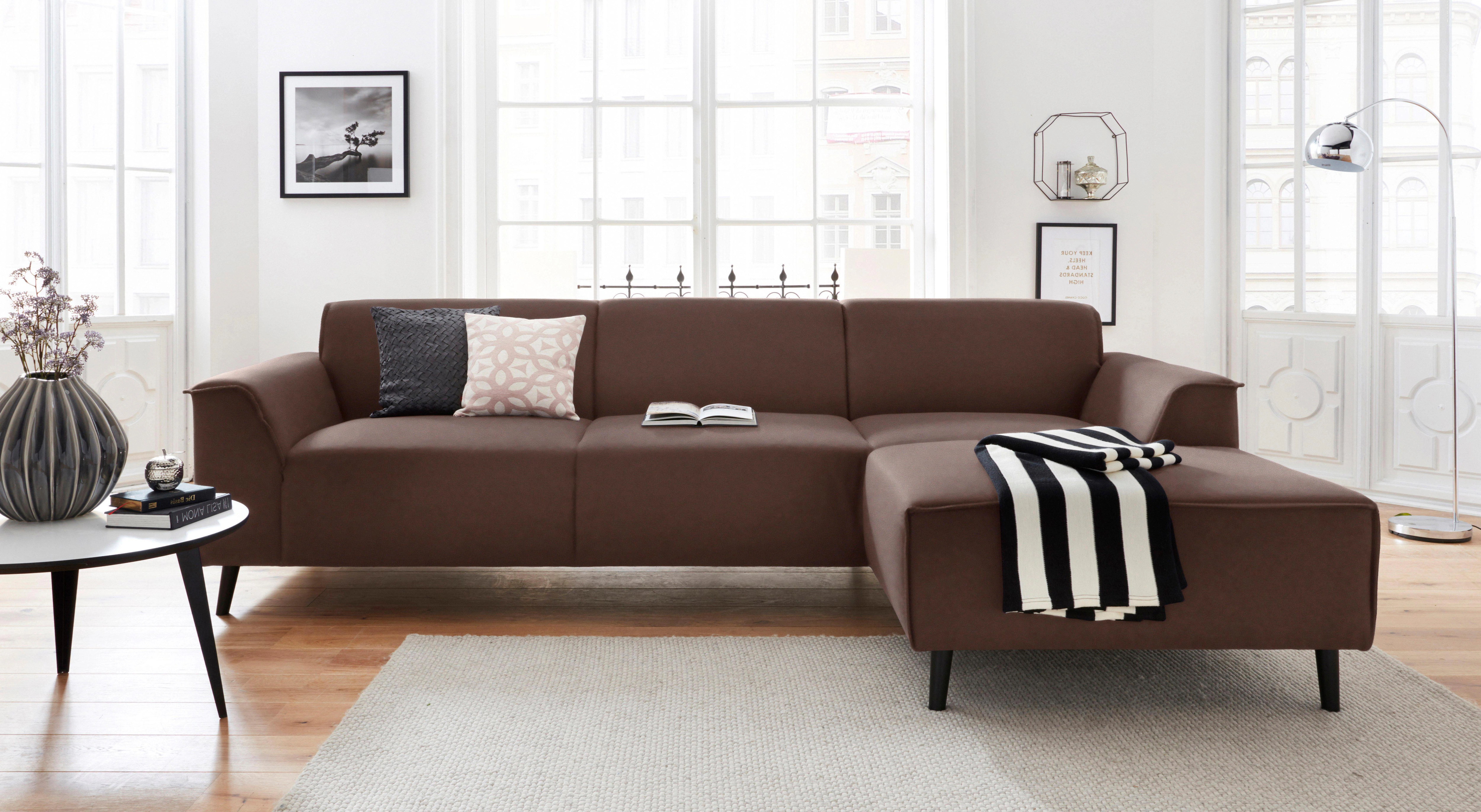 DOMO collection Ecksofa "Amora L-Form", mit Recamiere, inklusive komfortabl günstig online kaufen