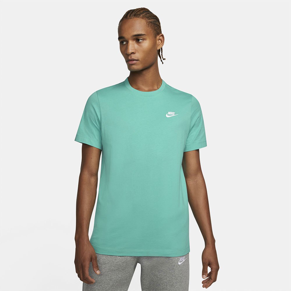 Nike Sportswear Club Kurzärmeliges T-shirt L Washed Teal / White günstig online kaufen