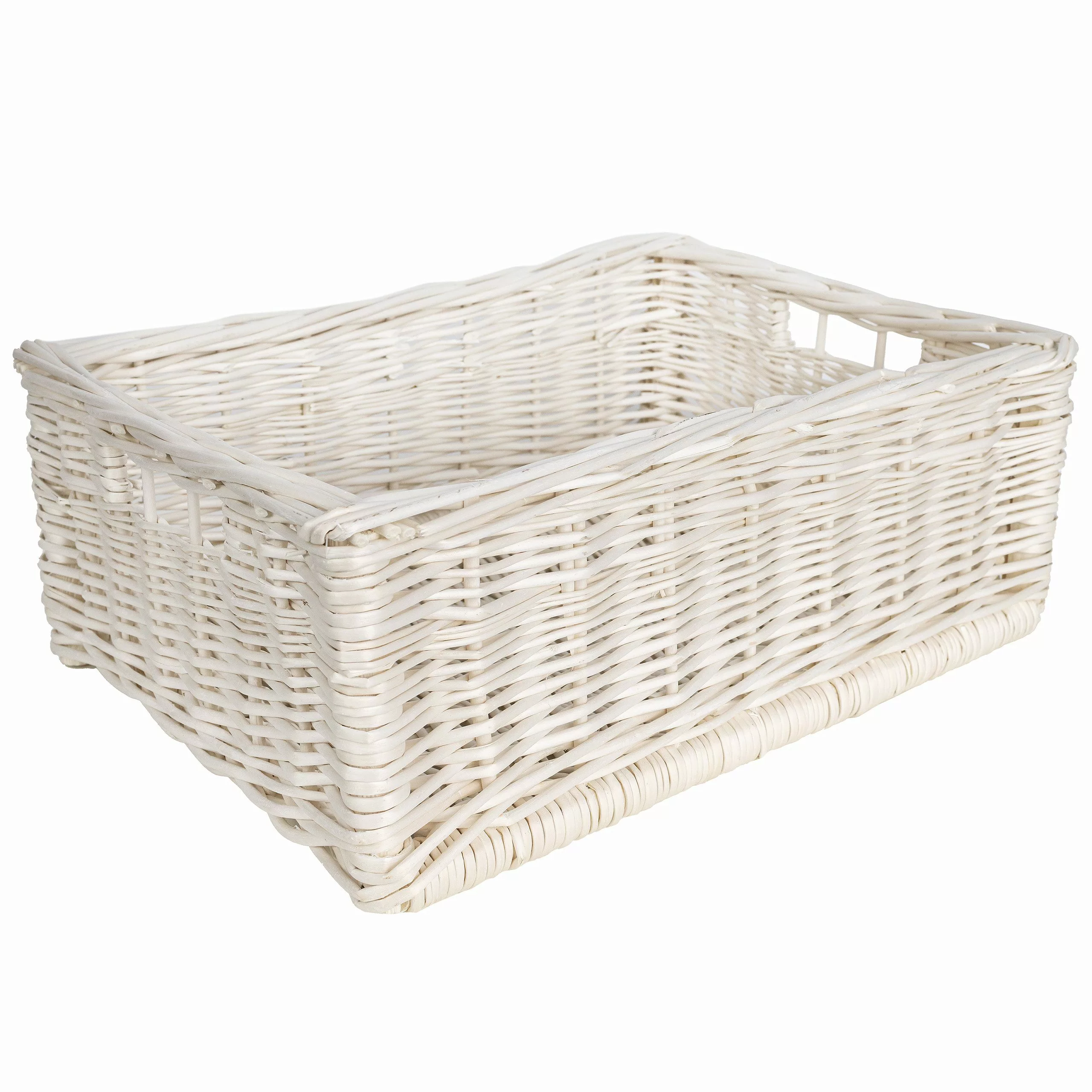 Creative Home Holzkiste Weidenkorb Aufbewahrungskorb, Handgeflochten, günstig online kaufen
