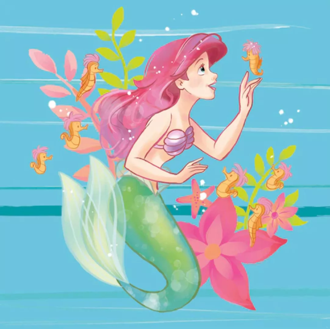 Komar Vliestapete »Ariel Little Friends«, 250x250 cm (Breite x Höhe) günstig online kaufen
