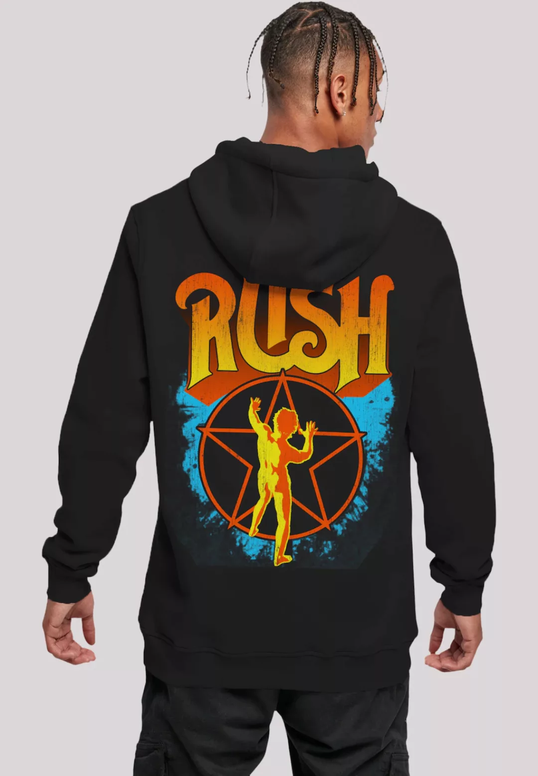 F4NT4STIC Kapuzenpullover "Rush Rock Band Starman" günstig online kaufen