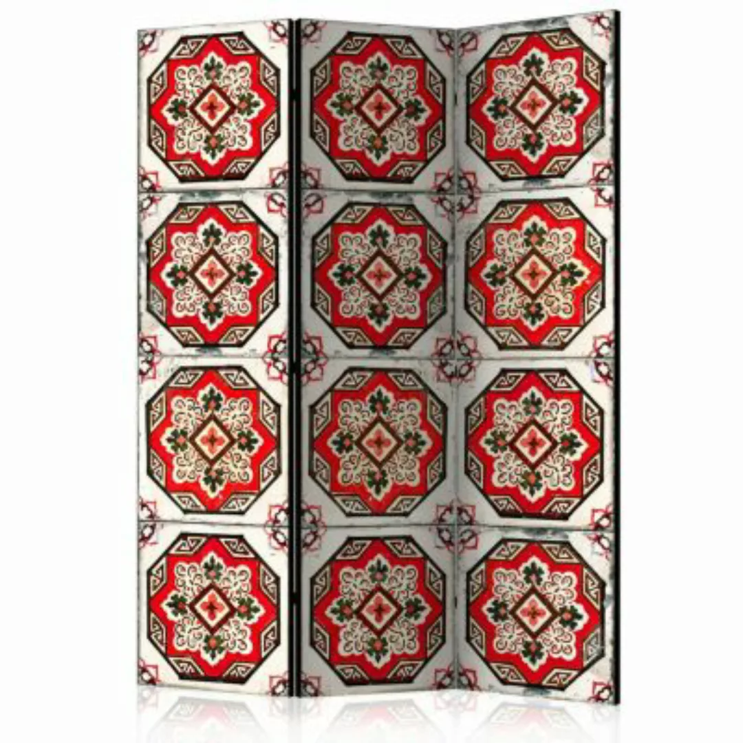 artgeist Paravent Dance of Red Line [Room Dividers] mehrfarbig Gr. 135 x 17 günstig online kaufen