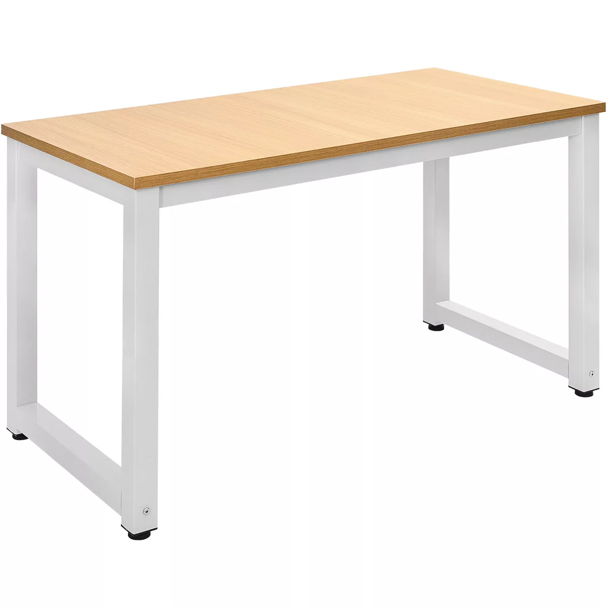 Moderner Computertisch, PC-Tisch, Schreibtische, 120x60x75 cm, Naturfarbe günstig online kaufen