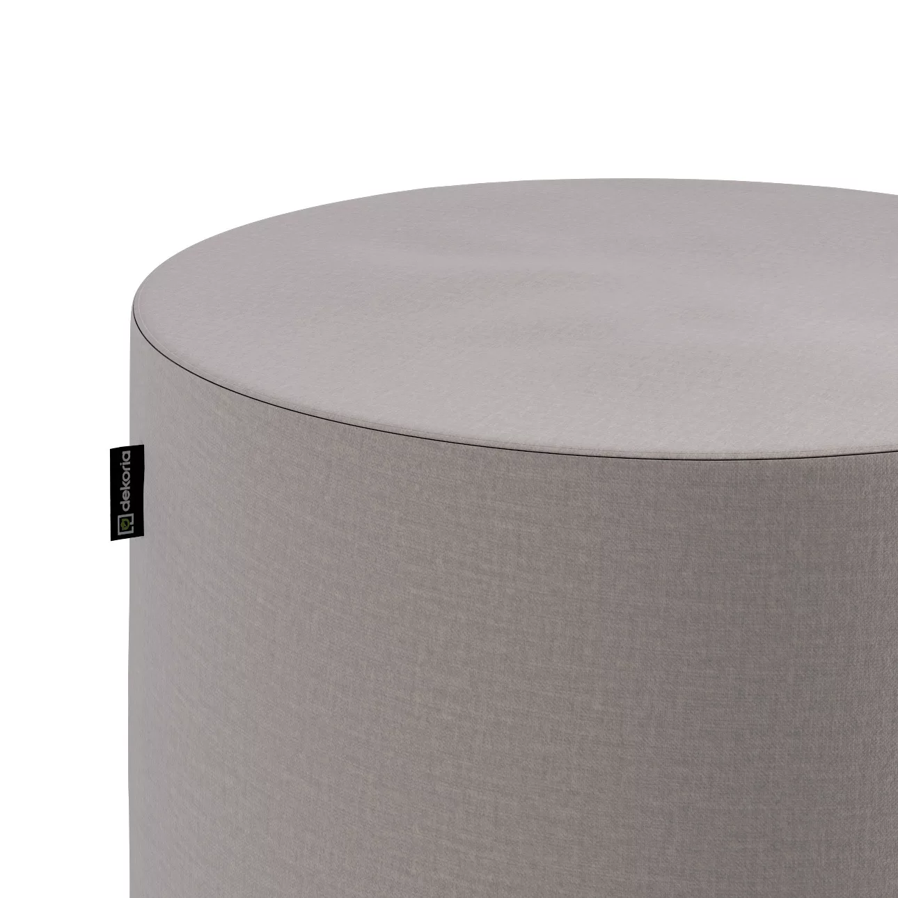 Pouf Barrel, beige, ø40 cm x 40 cm, Ingrid (705-44) günstig online kaufen