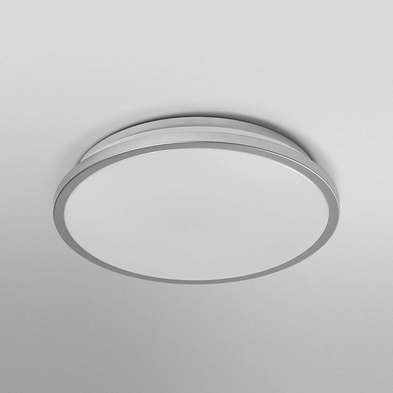 OSRAM LED-Deckenleuchte ORBIS DUBLIN, Ø 30 cm, silber Metall günstig online kaufen