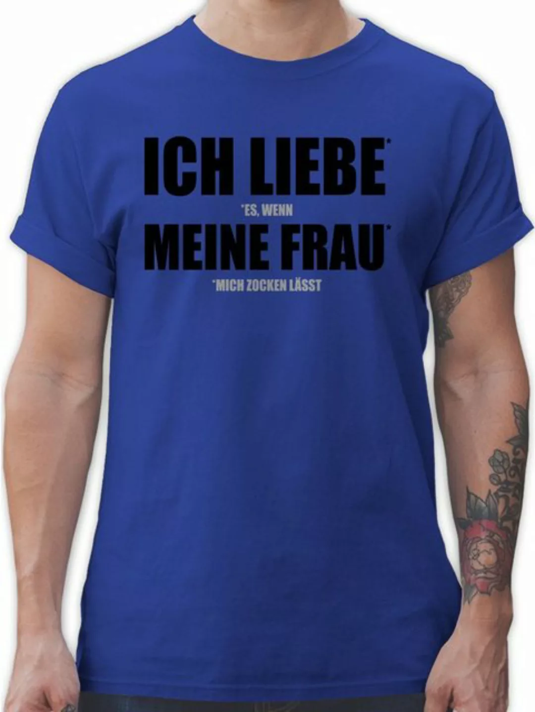 Shirtracer T-Shirt Ich liebe meine Frau - Nerd Geschenke - Herren Premium T günstig online kaufen