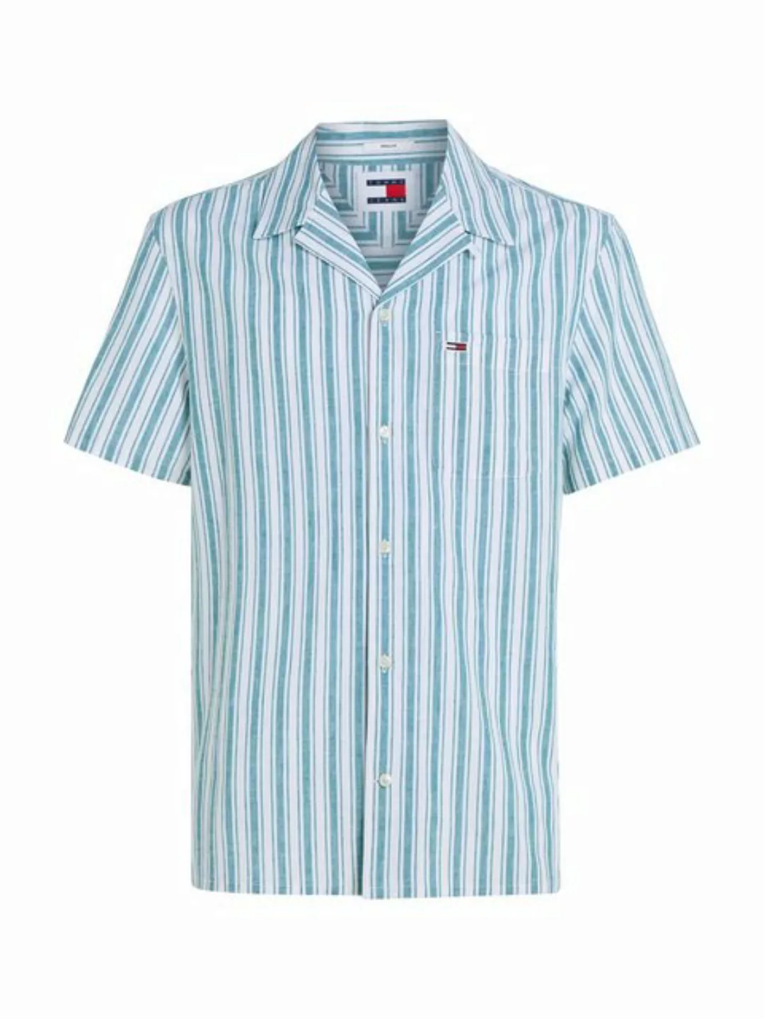 Tommy Jeans Kurzarmhemd "TJM STRIPE LINEN SS SHIRT EXT" günstig online kaufen