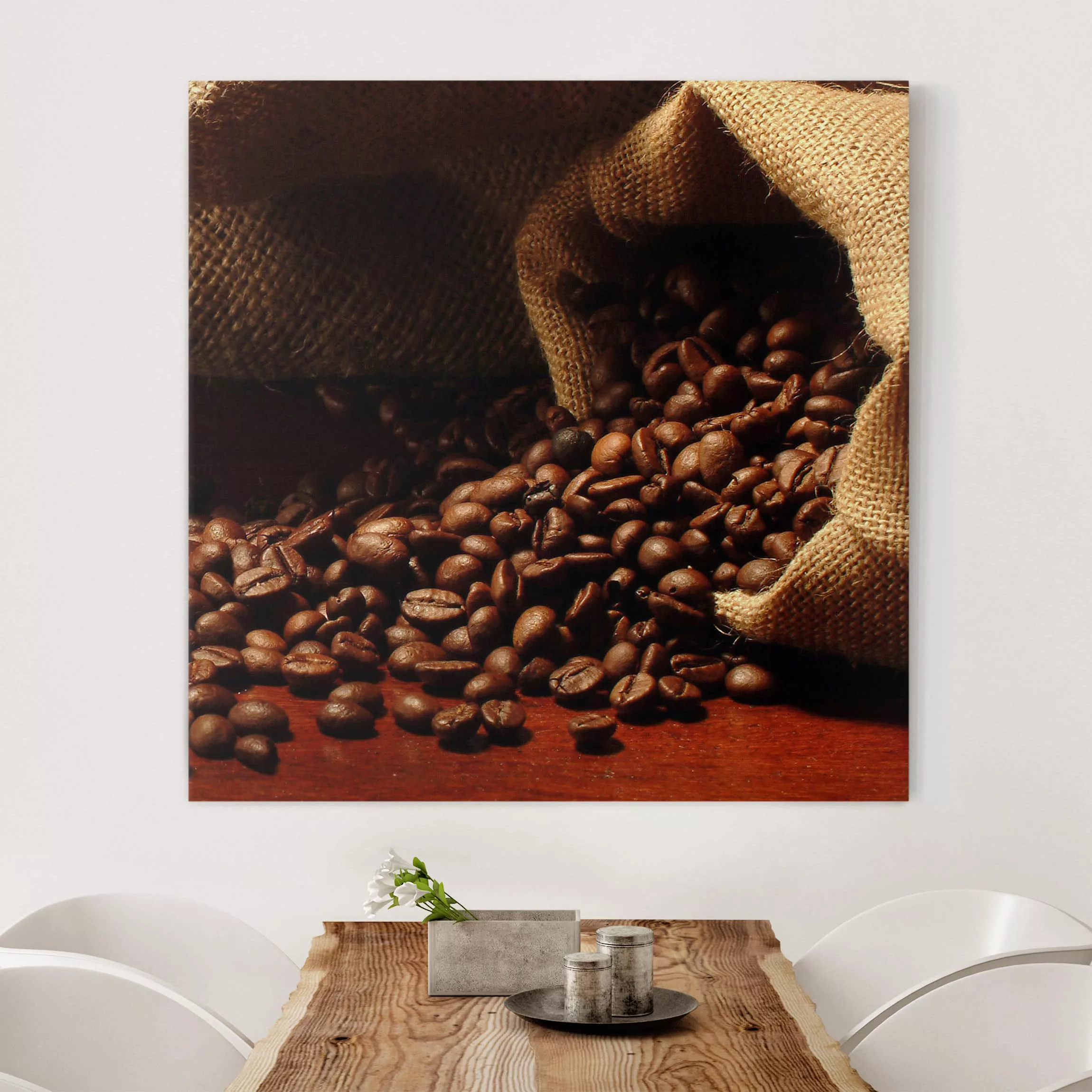 Leinwandbild - Quadrat Dulcet Coffee günstig online kaufen