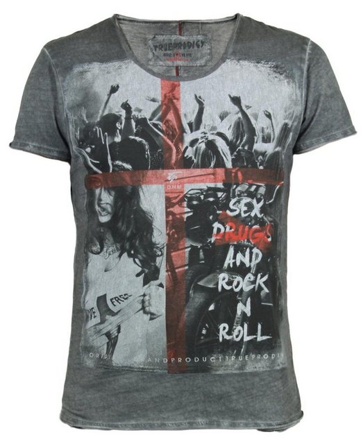 trueprodigy T-Shirt »Rock N Roll« mit Print im Vintage Look günstig online kaufen
