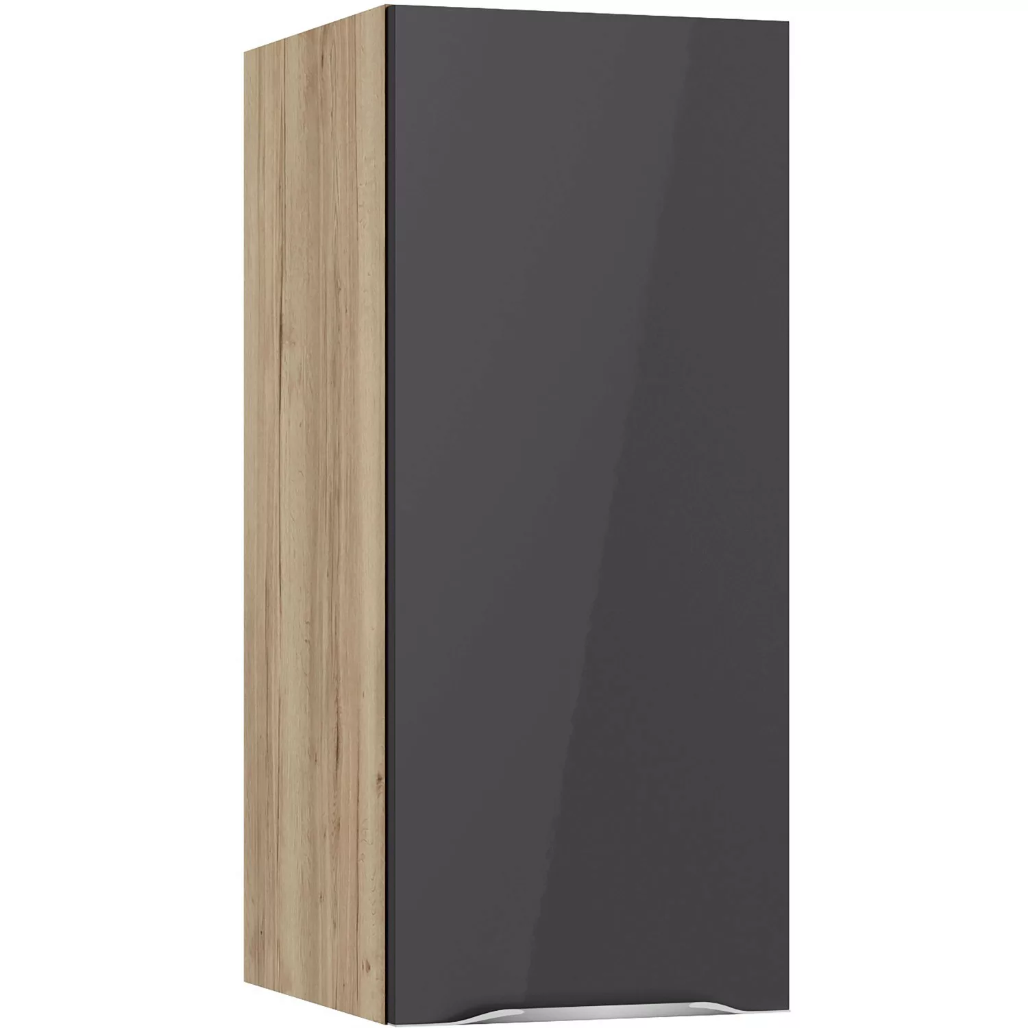 Optifit Oberschrank Linus984 30 cm x 70,4 cm x 34,9 cm Anthrazit-Wildeiche günstig online kaufen