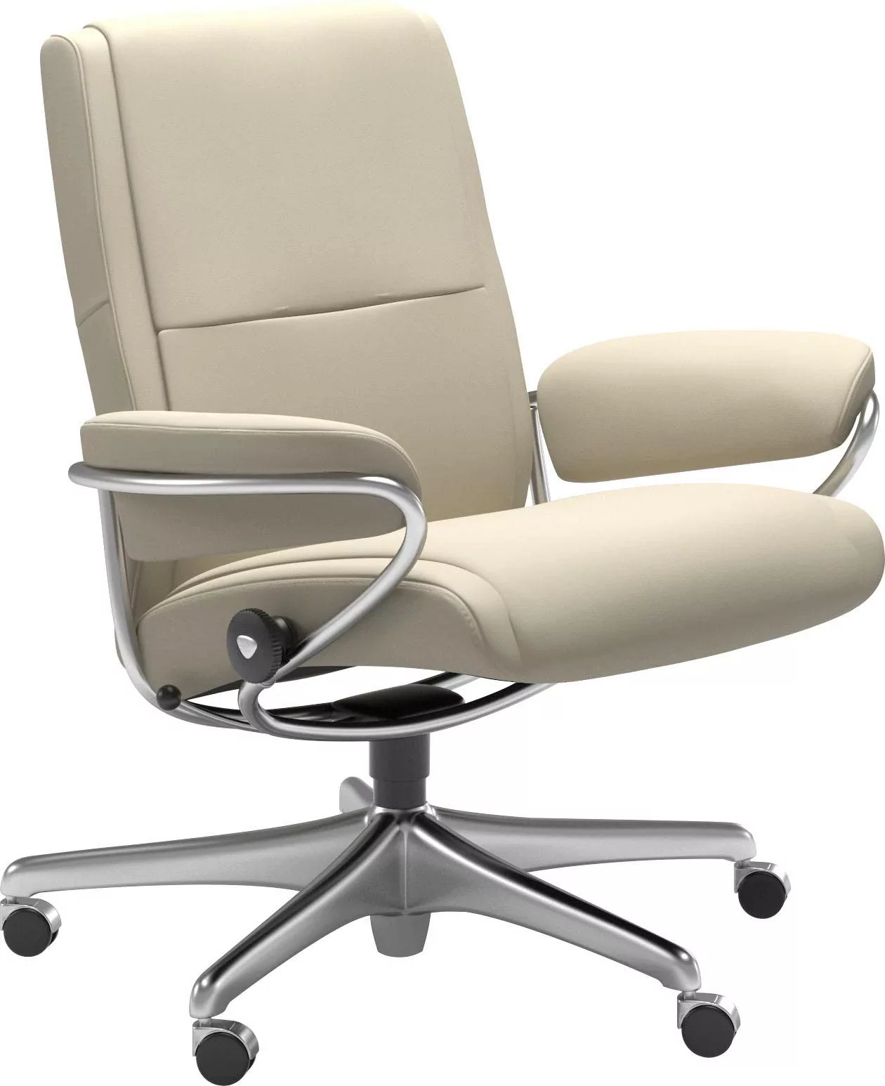 Stressless Relaxsessel "Paris", Low Back, mit Home Office Base, Gestell Chr günstig online kaufen