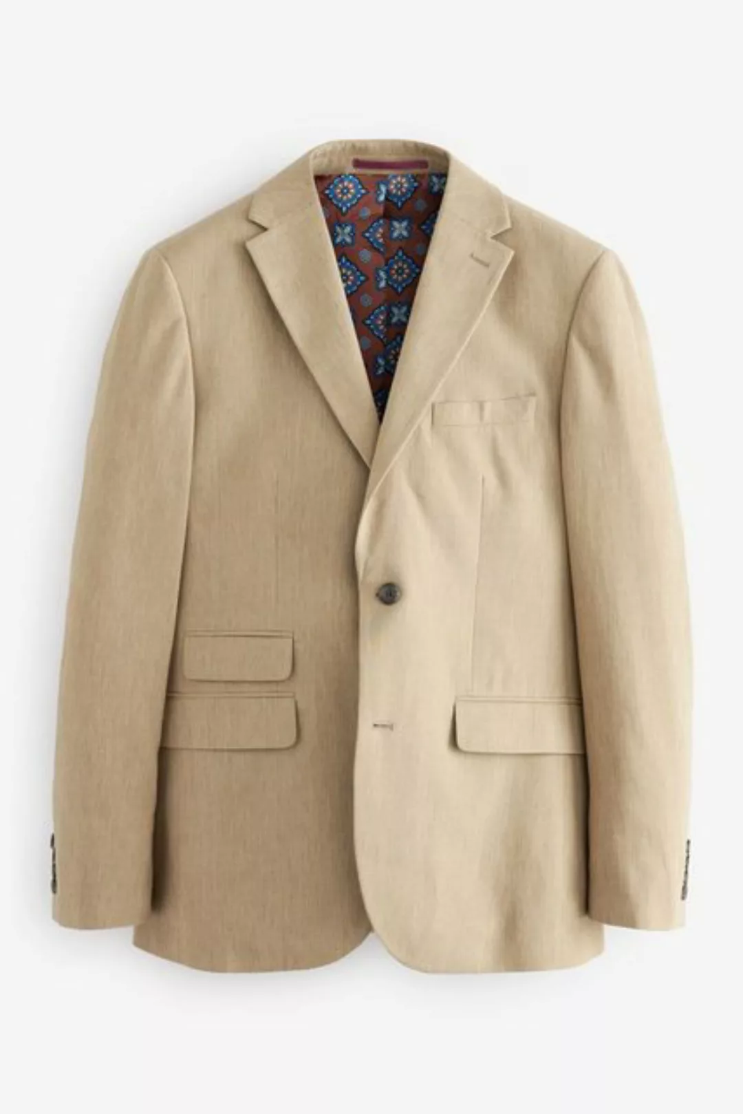 Next Baukastensakko Tailord Fit Anzug aus Leinengemisch: Sakko (1-tlg) günstig online kaufen