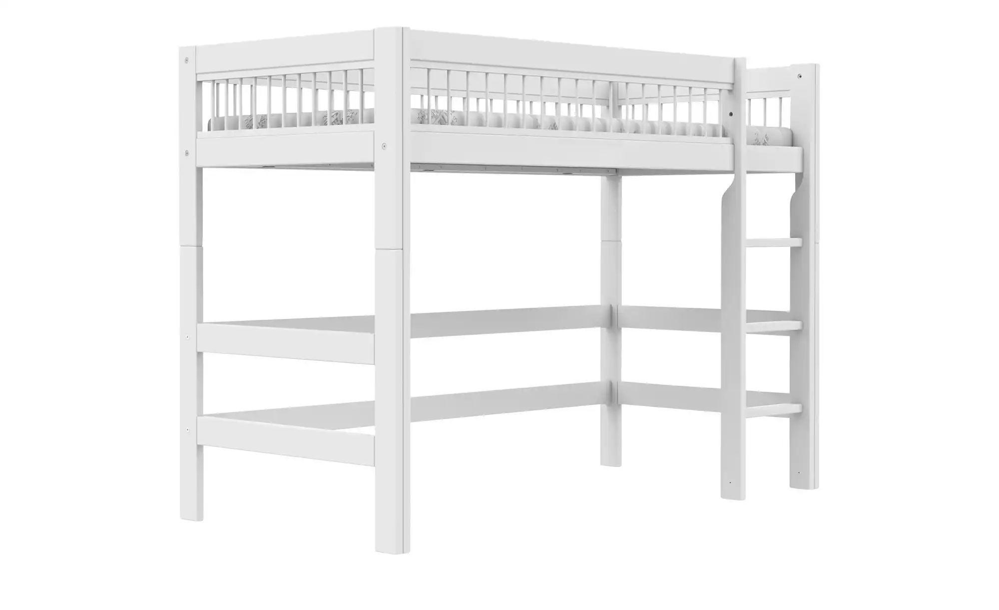 Lifetime Mittelhochbett mit Leiter  Breeze ¦ weiß ¦ Maße (cm): B: 207 H: 15 günstig online kaufen