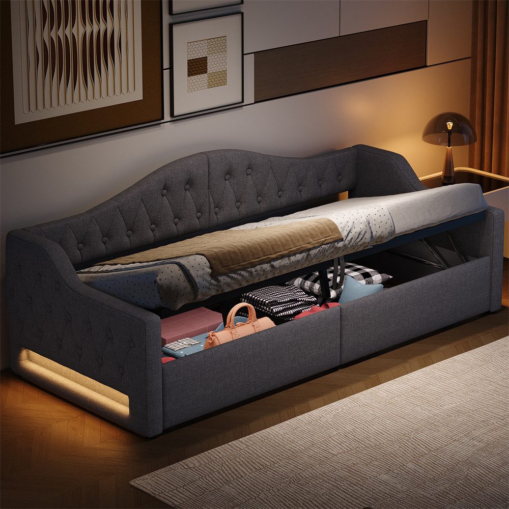 REDOM Daybett Funktionsbett,Tagesbett,Schlafsofa (Gepolstertes Tagesbett mi günstig online kaufen