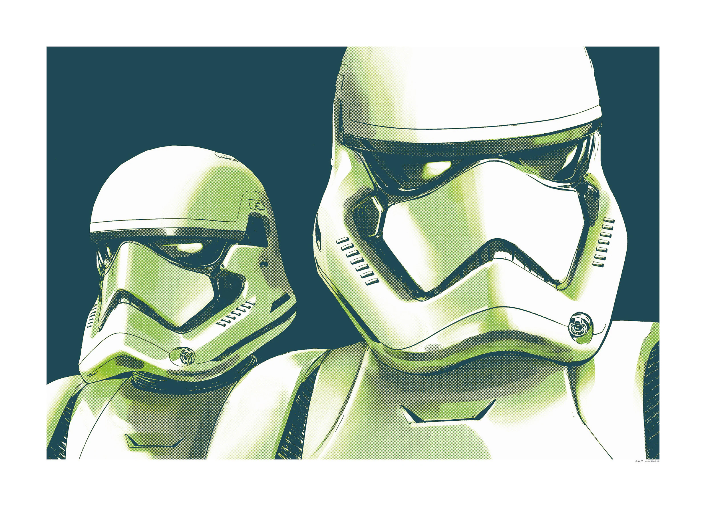 Komar Bild "Star Wars Faces Stormtrooper", Star Wars, (1 St.), Wandbild zur günstig online kaufen