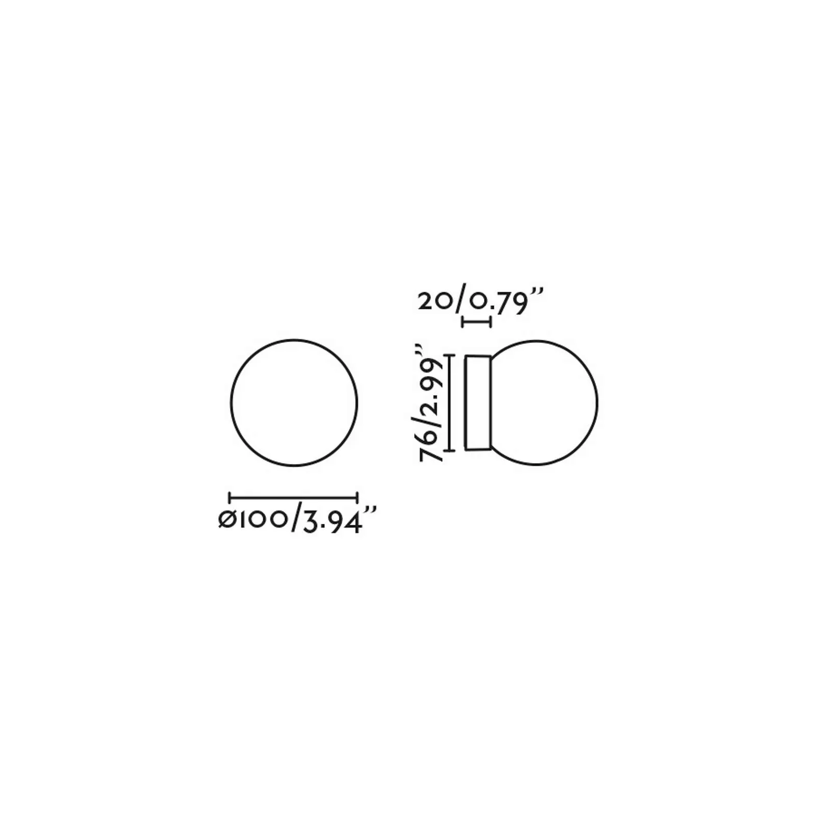 LED Wandleuchte Ping in Weiß und Schwarz-matt 7,8W 732lm IP44 günstig online kaufen