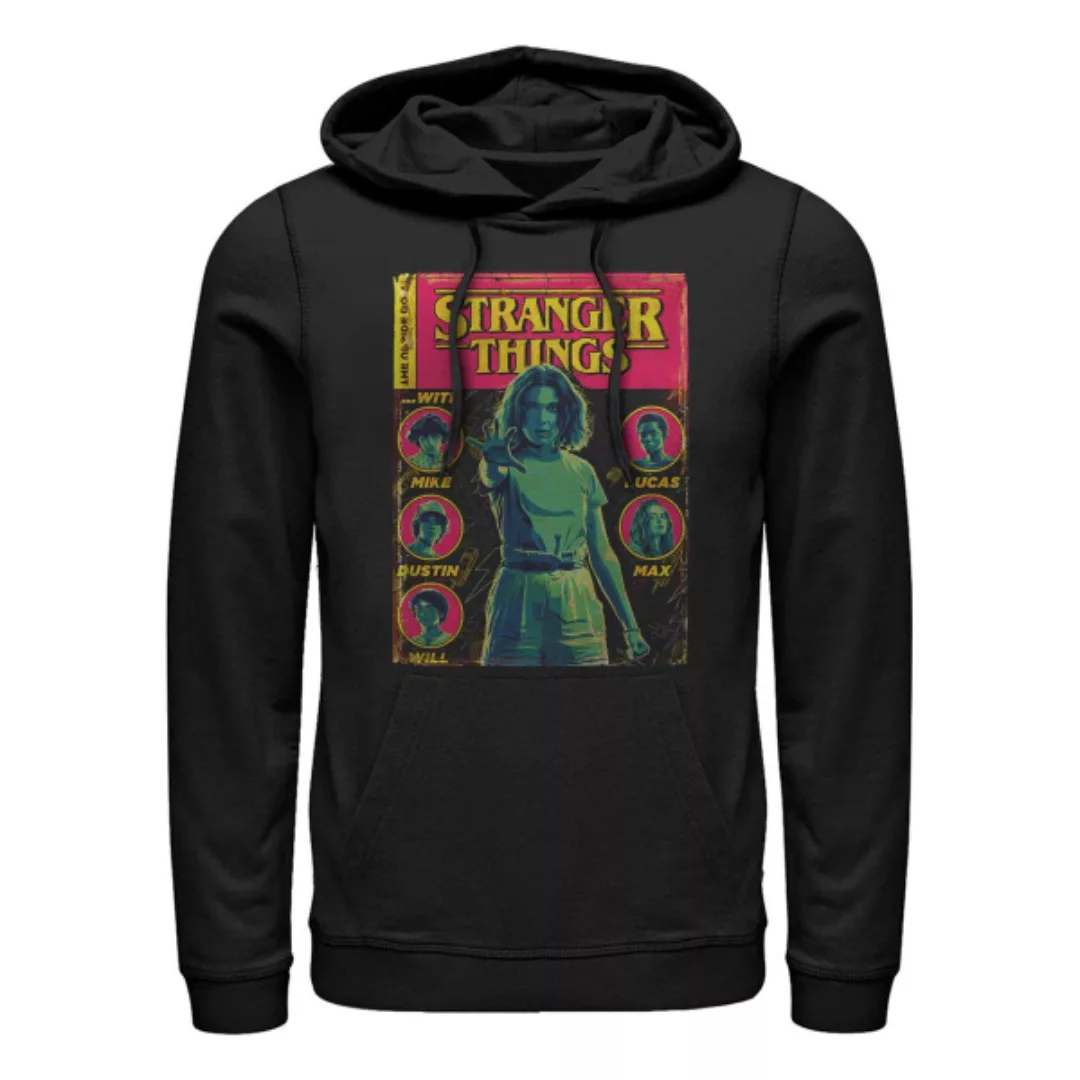 Netflix - Stranger Things - Gruppe Comic Cover - Unisex Hoodie günstig online kaufen