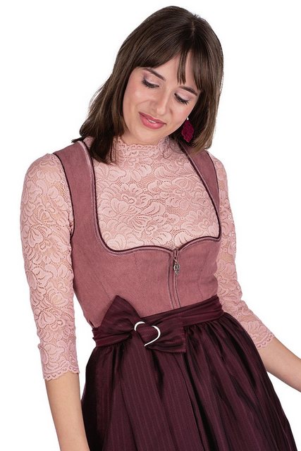 MarJo Dirndl Cord Dirndl 2tlg. - VIOLET - rosenholz/bordeaux günstig online kaufen