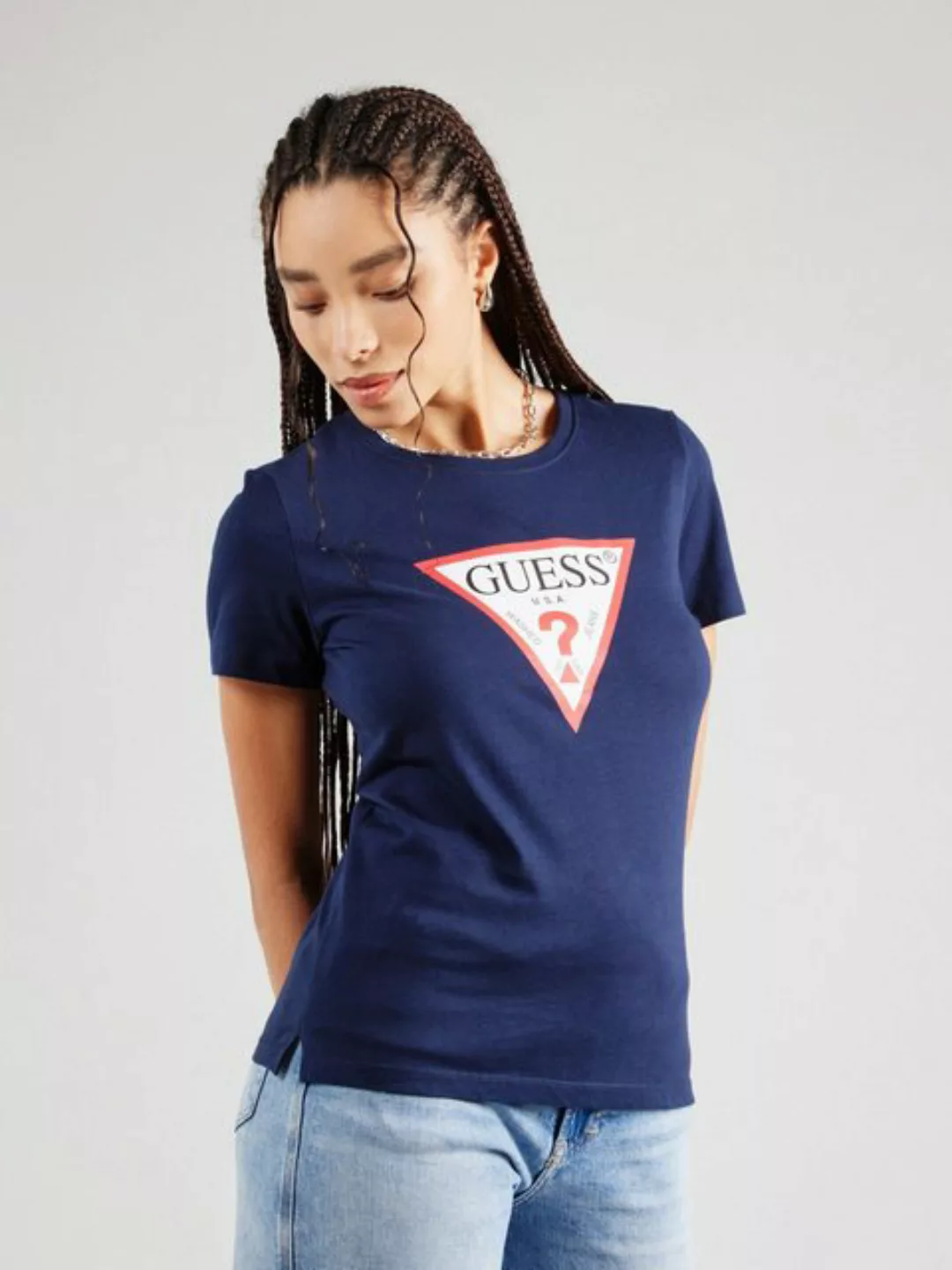 Guess T-Shirt (1-tlg) Plain/ohne Details günstig online kaufen