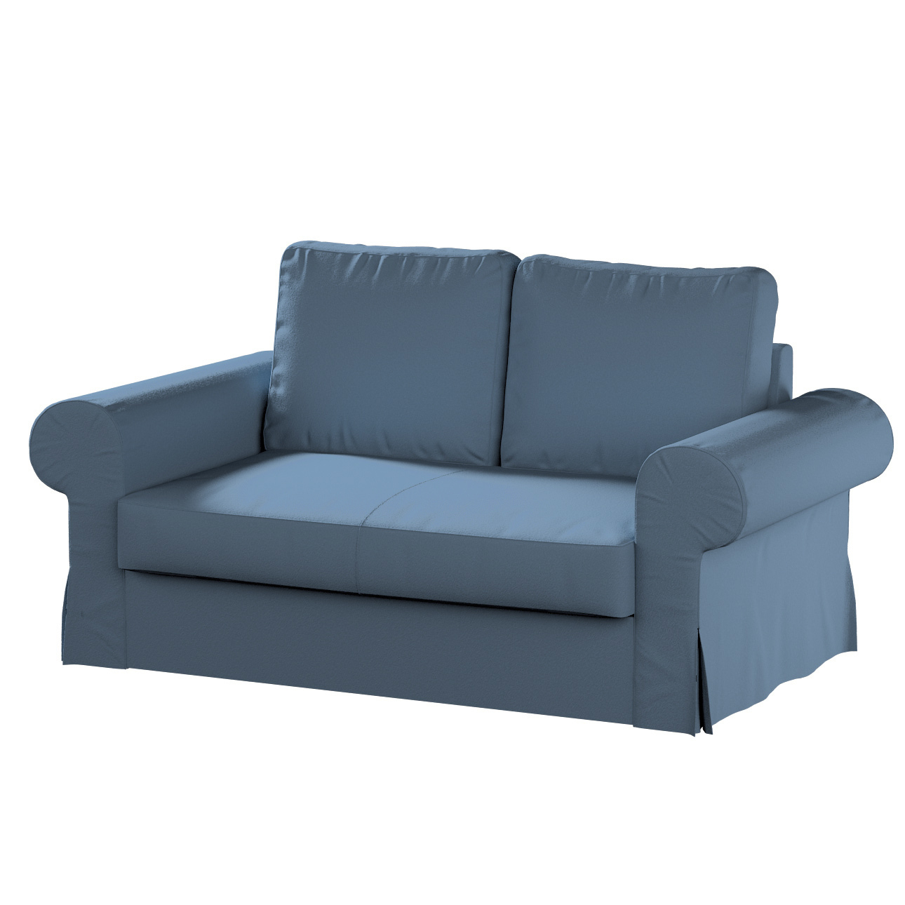 Bezug für Backabro 2-Sitzer Sofa ausklappbar, blau, Bezug für Backabro 2-Si günstig online kaufen