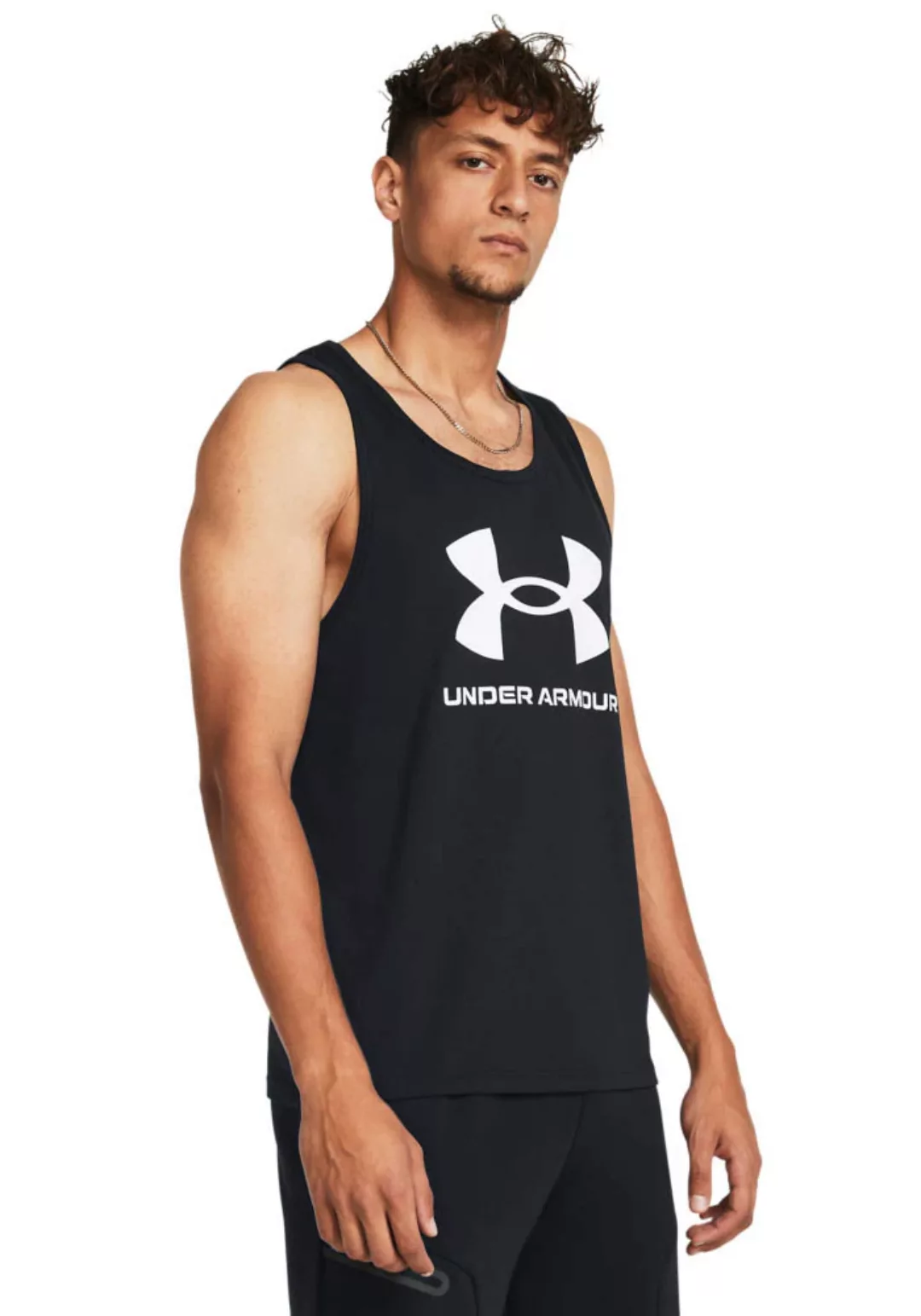 Under Armour® Tanktop UA SPORTSTYLE LOGO TANK 001 BLACK günstig online kaufen