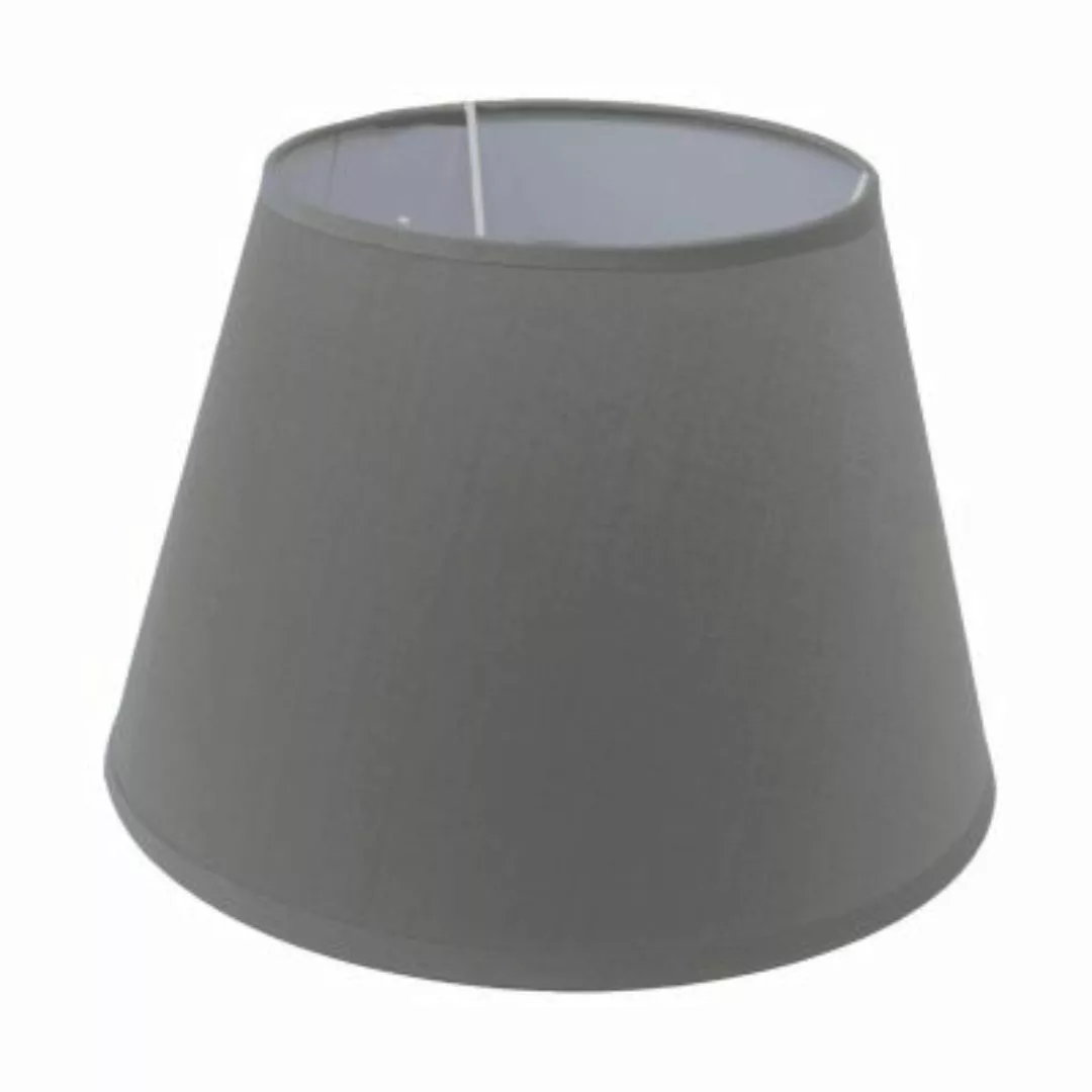 B & S Lampenschirm aus Stoff grau Ø 30 cm E14/E27 Fassungen  Erwachsene günstig online kaufen