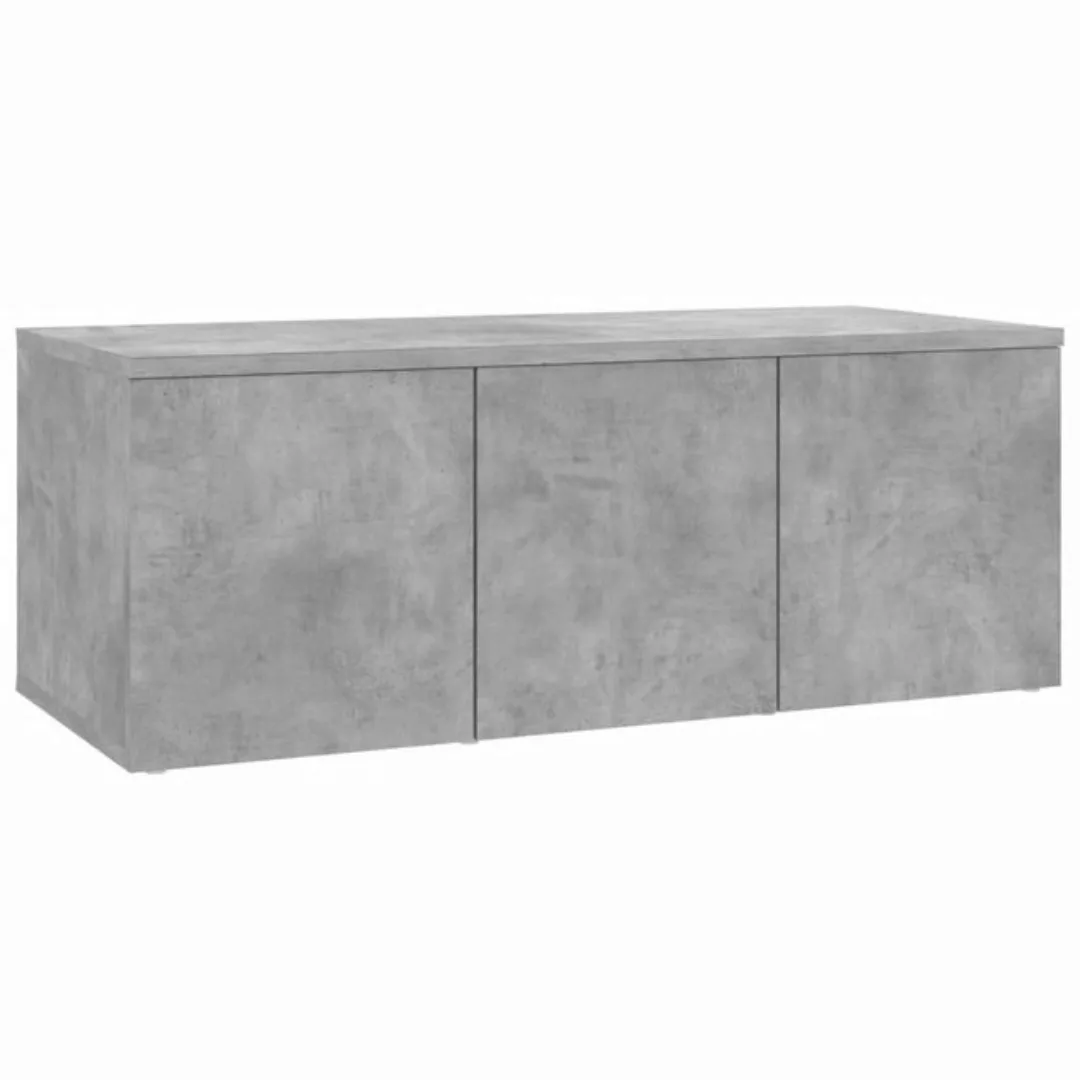 furnicato TV-Schrank Betongrau 80x34x30 cm Holzwerkstoff (1-St) günstig online kaufen