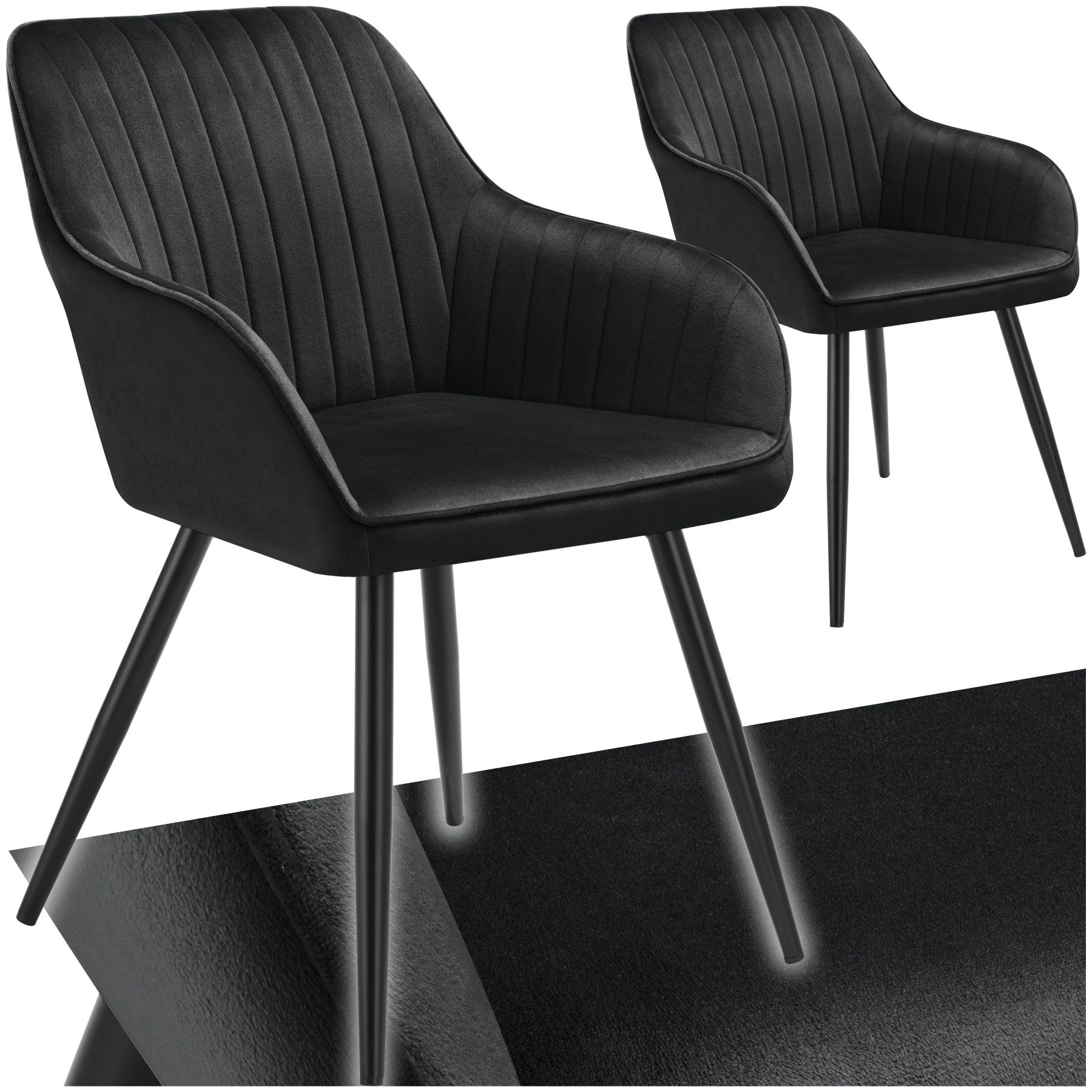 tectake Esszimmerstuhl Marilyn (Set., 2 St), günstig online kaufen