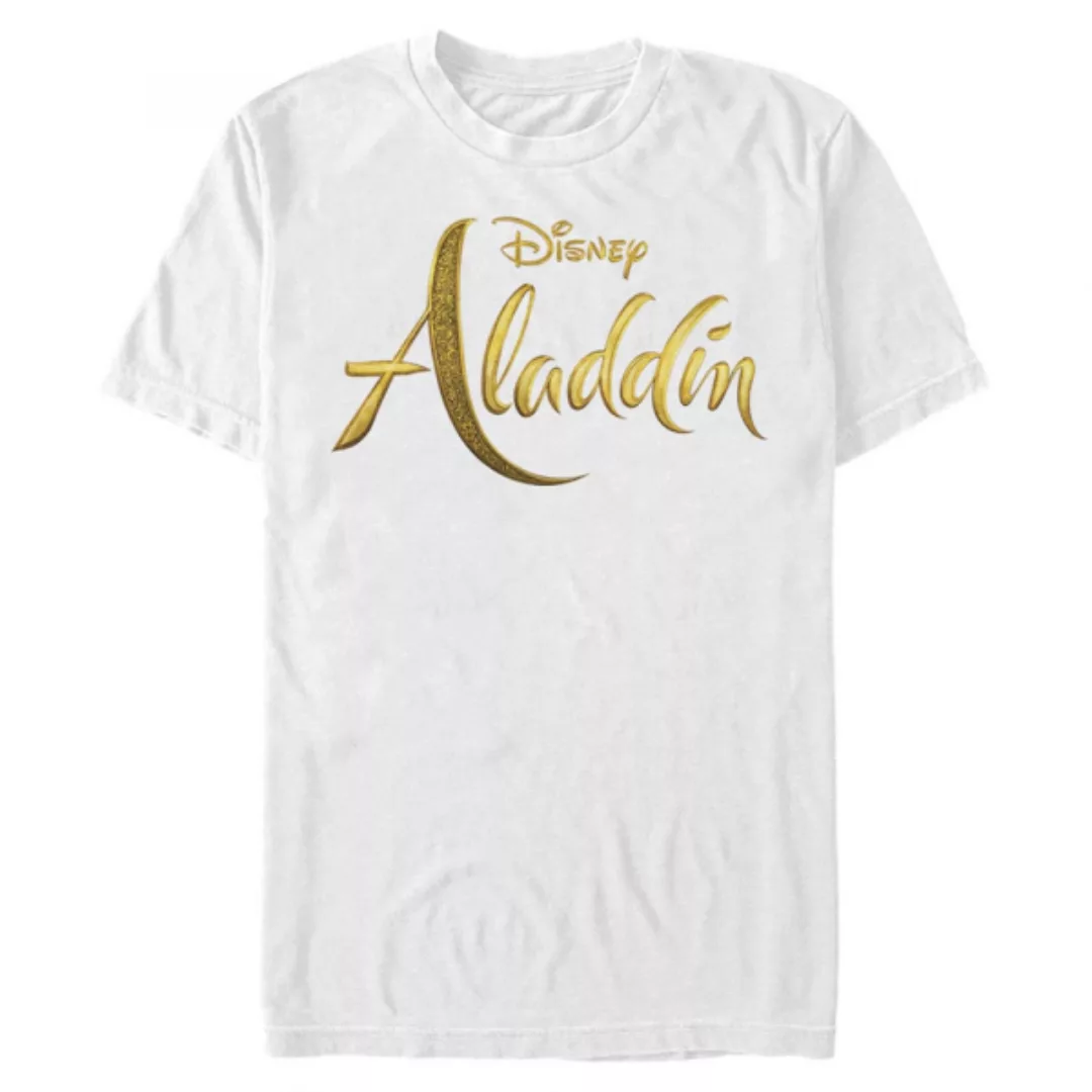 Disney - Aladdin - Text Aladdin Live Action Logo - Männer T-Shirt günstig online kaufen