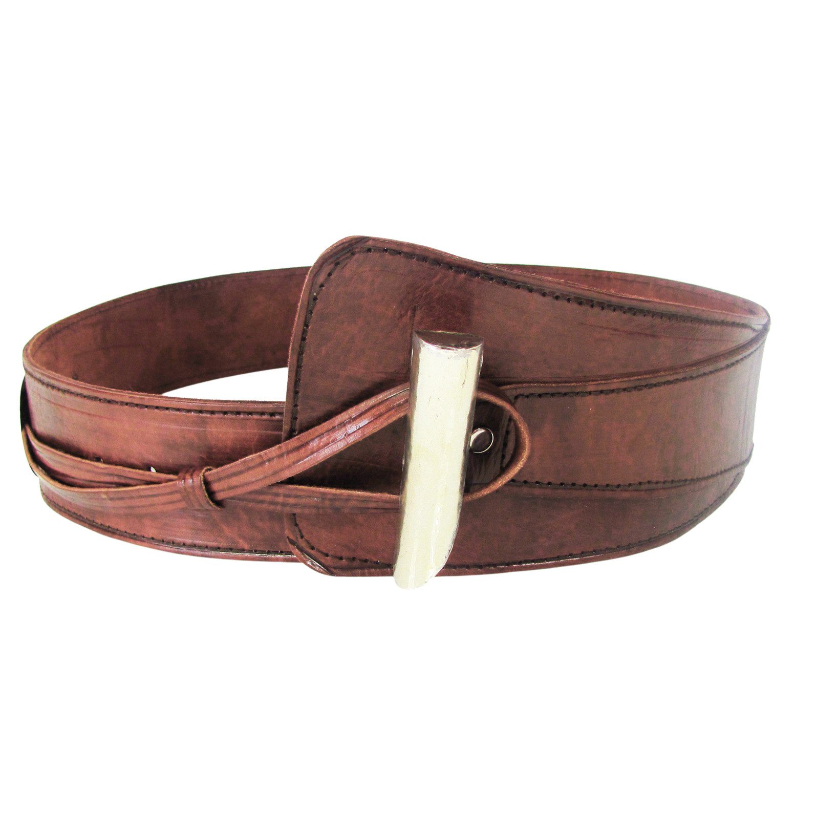 ALMADIH Taillengürtel Echtleder Damen Ledergürtel Wickelgürtel günstig online kaufen