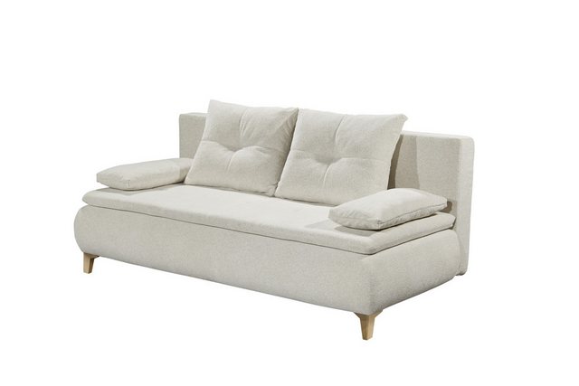 Black Red White Schlafsofa Liegefläche 162x207cm, anthrazit - 202x94x104 (B günstig online kaufen