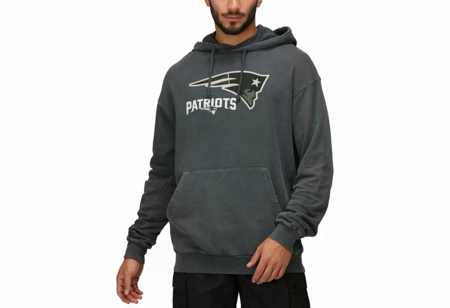 Recovered Kapuzenpullover Re:covered CHROME New England Patriots washed günstig online kaufen