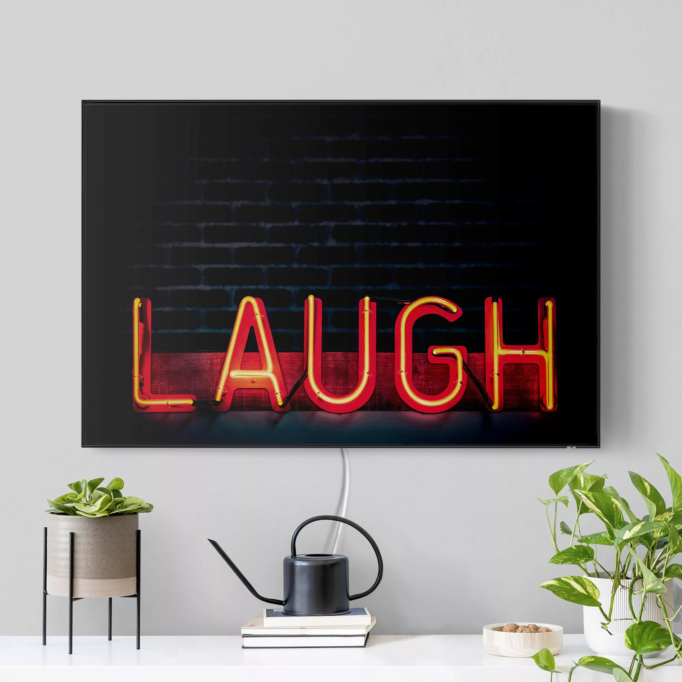 LED-Wechselbild Laugh - Neonsign günstig online kaufen