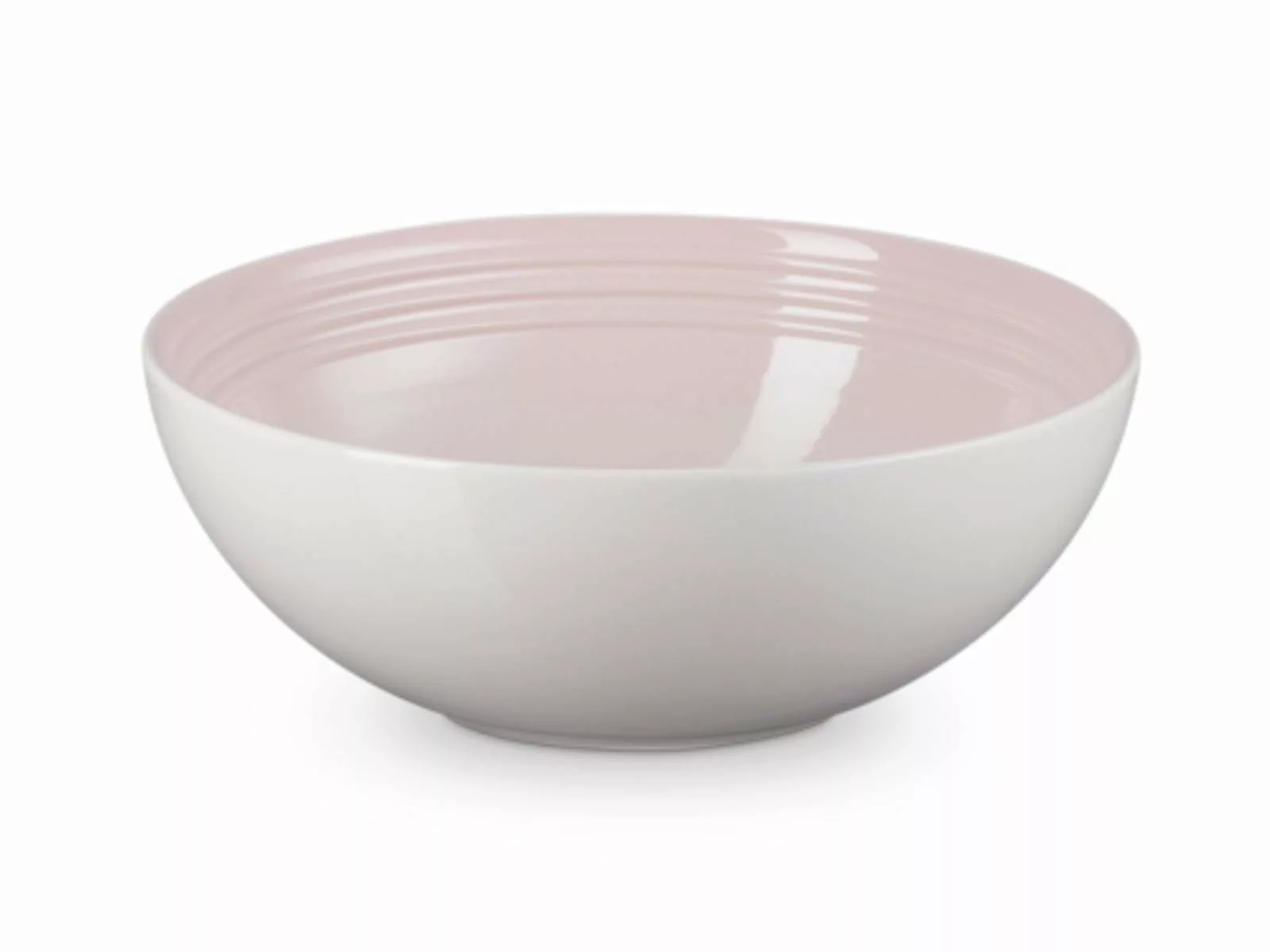 Le Creuset Salatschüssel Steinzeug Shell Pink 24cm günstig online kaufen