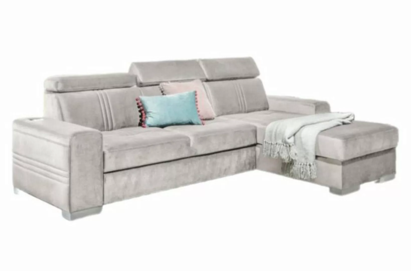 Luxusbetten24 Schlafsofa Designer Sofa Leandro Mini, mit USB, Schlaf- und K günstig online kaufen