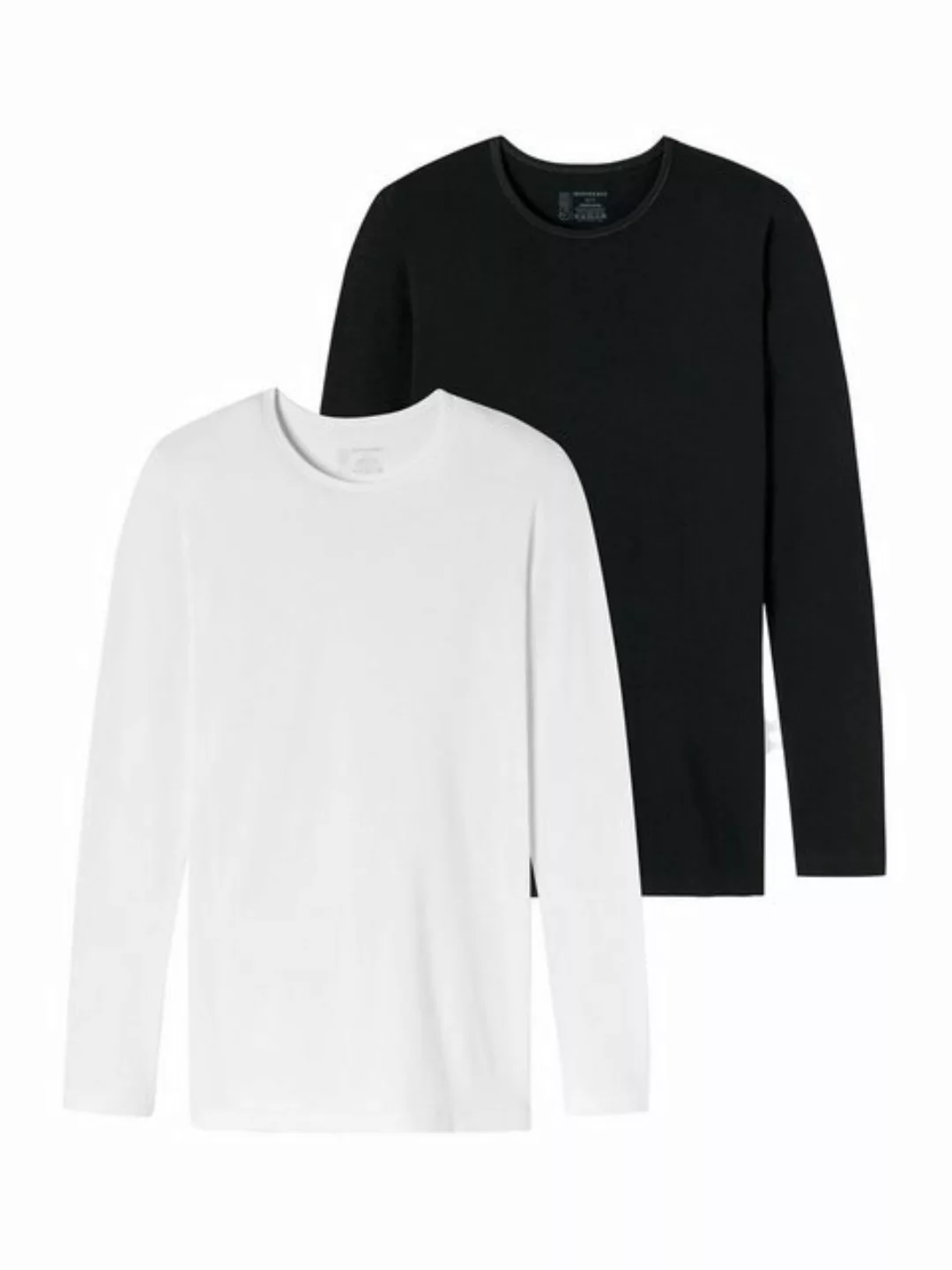 Schiesser Longsleeve 95/5 Originals (2-tlg) unterhemd shirt langarm günstig online kaufen