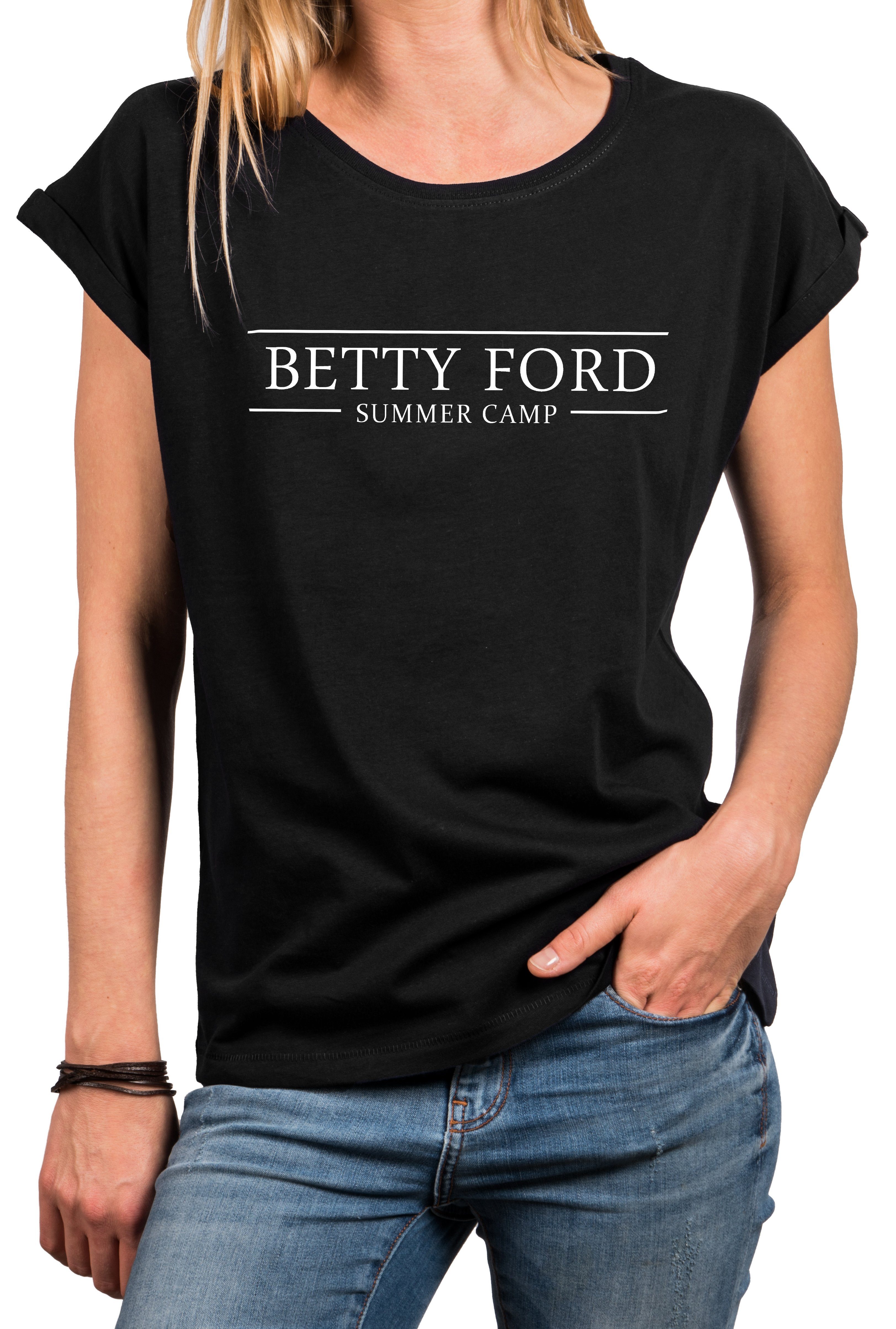 MAKAYA T-Shirt mit modischem Frontdruck Basic günstig online kaufen
